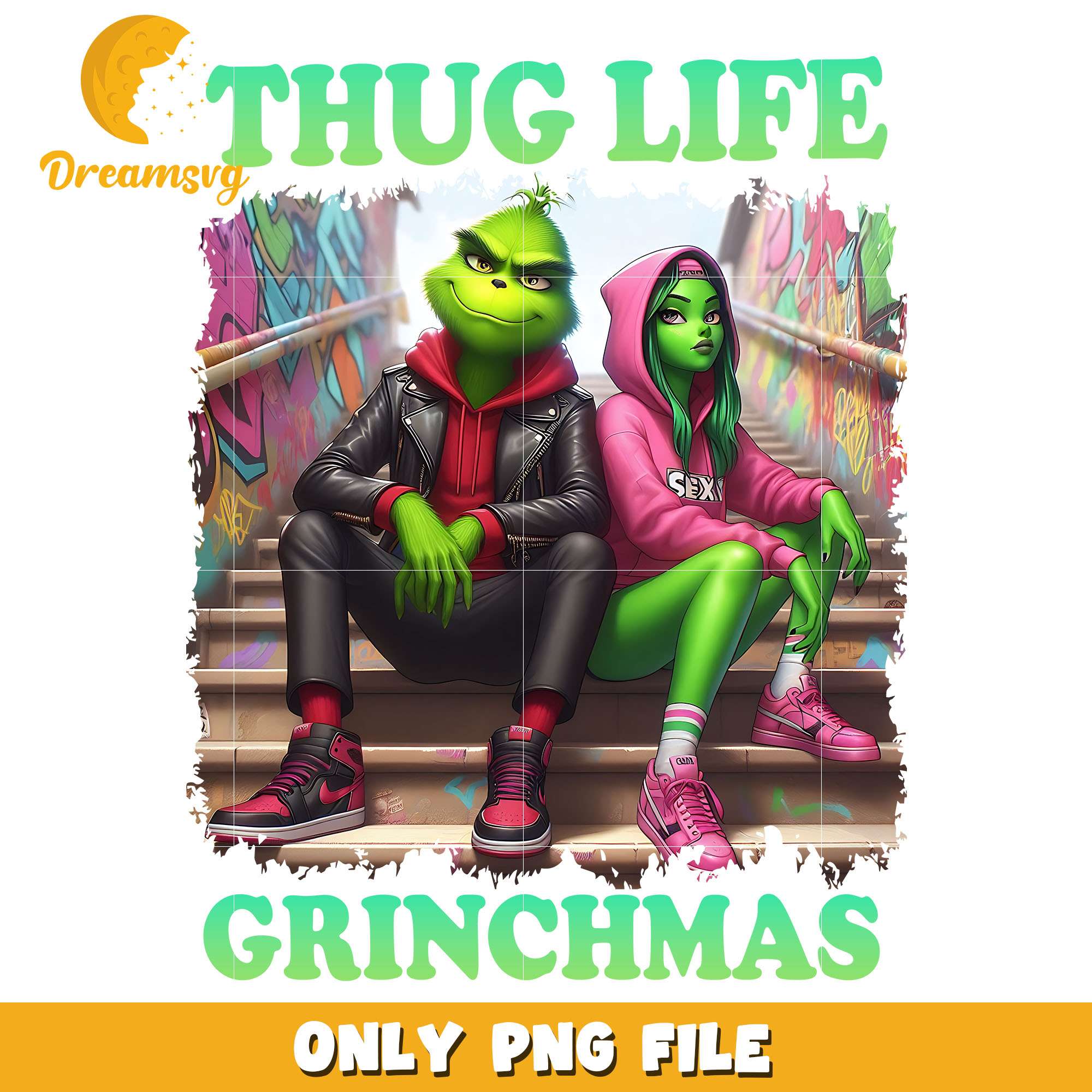 Grinch and miss grinch thug life grinchmas png, grinch png, christmas png
