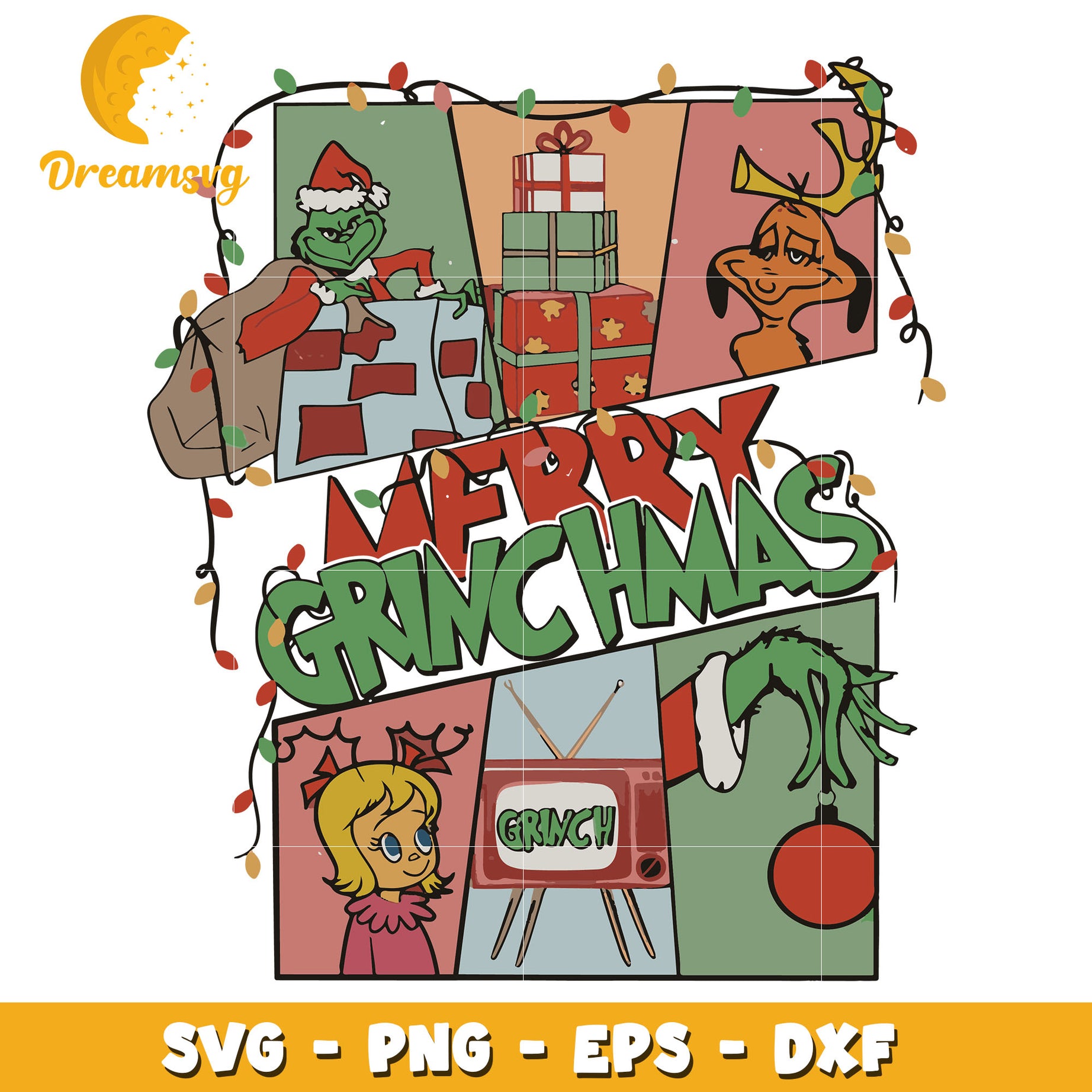 Grinch & friend on christmas day svg, Merry Grinchmas svg, Christmas svg
