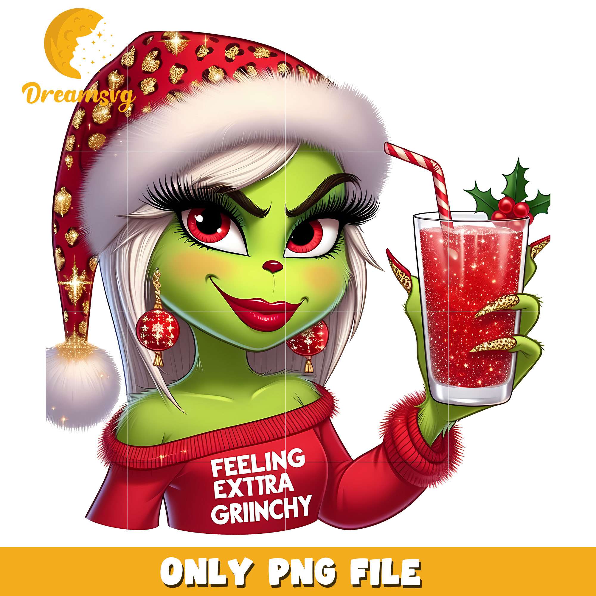 Grinch girl red grinchy png, grinch png, christmas png