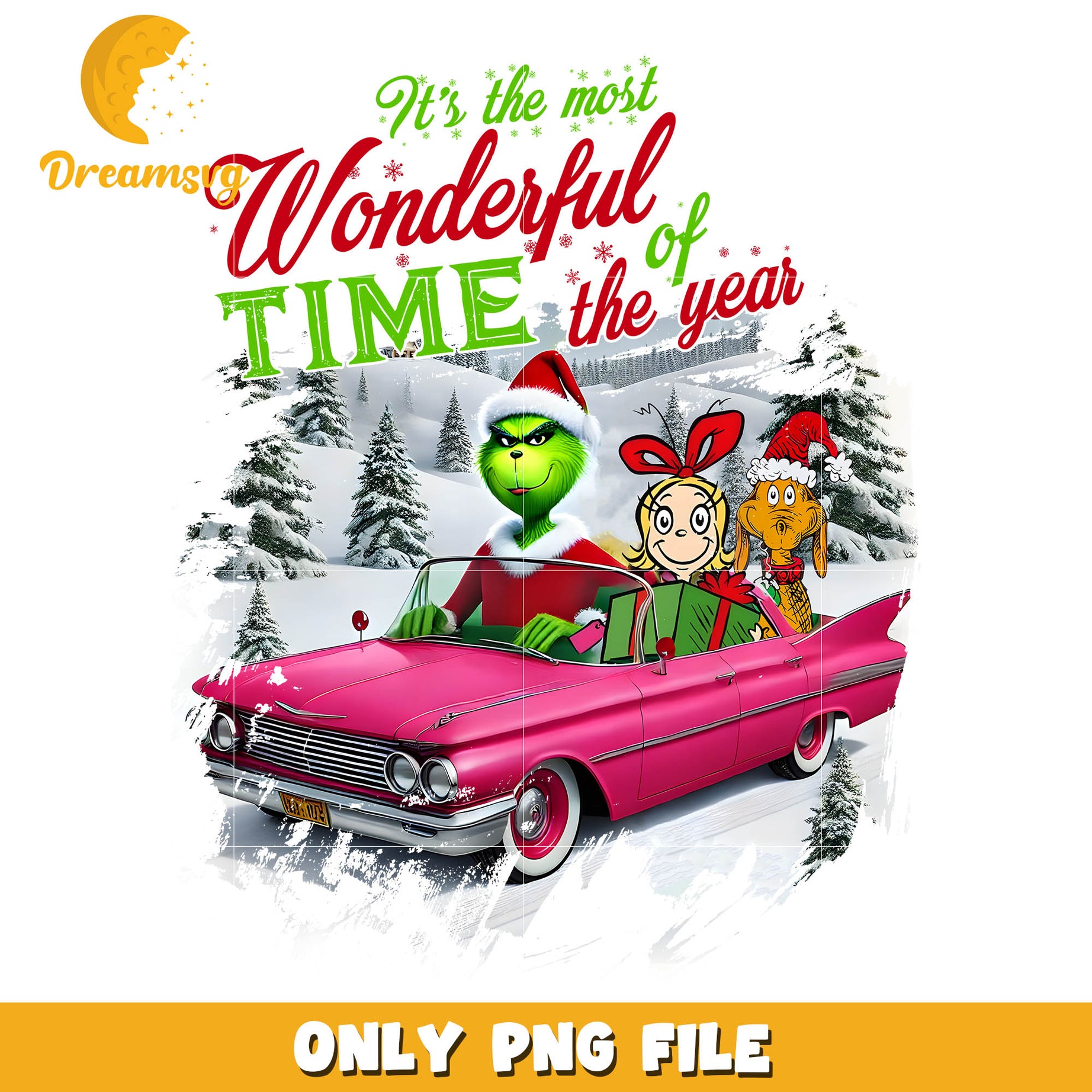 Grinch and cindy it's the most wonderful time of the year png, the grinch​ png