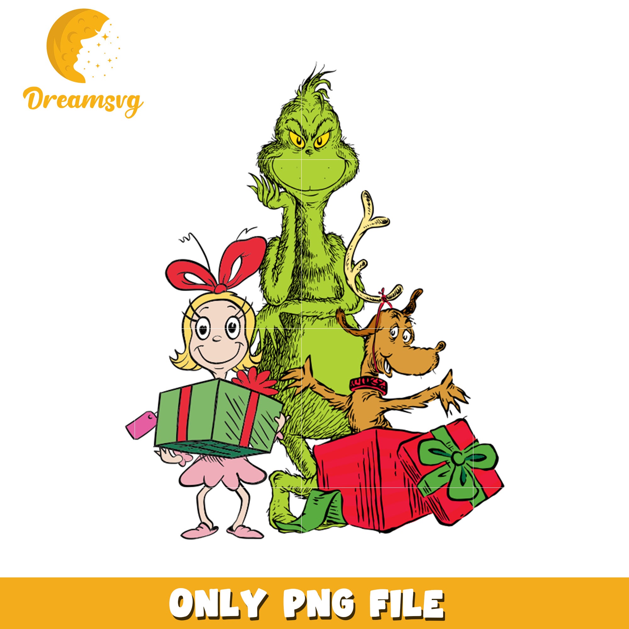 Grinch and friends png, grinch clipart​ png, christmas story png