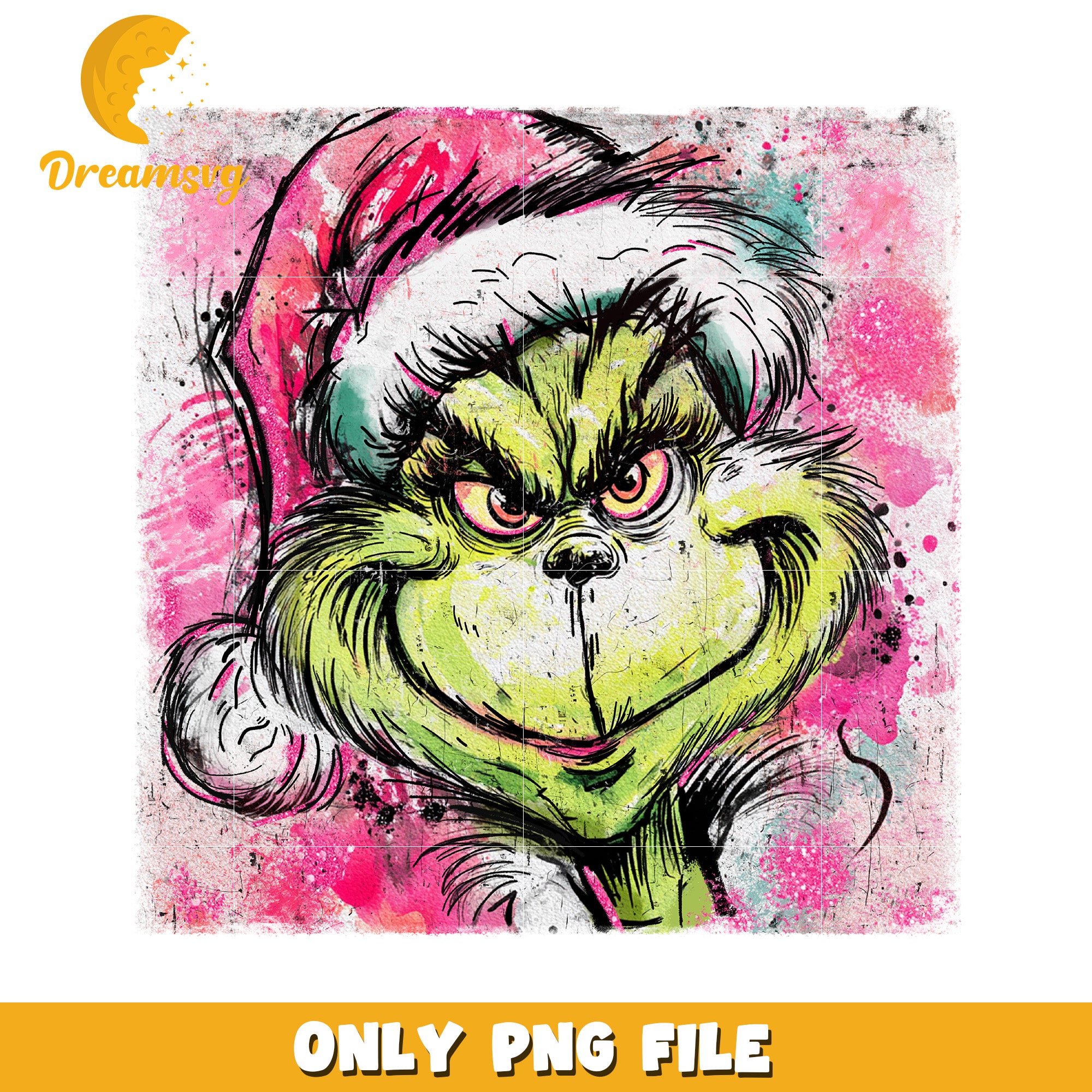 Grinch brush png, christmas​​​ time png, grinch​ png