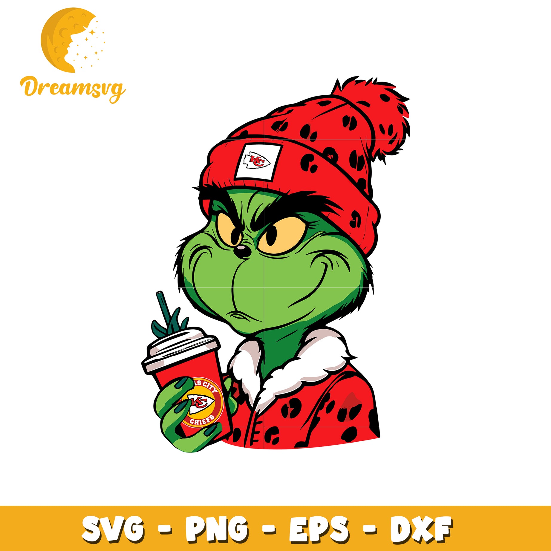 Grinch cofffe kansas city chiefs svg, kansas city chiefs svg