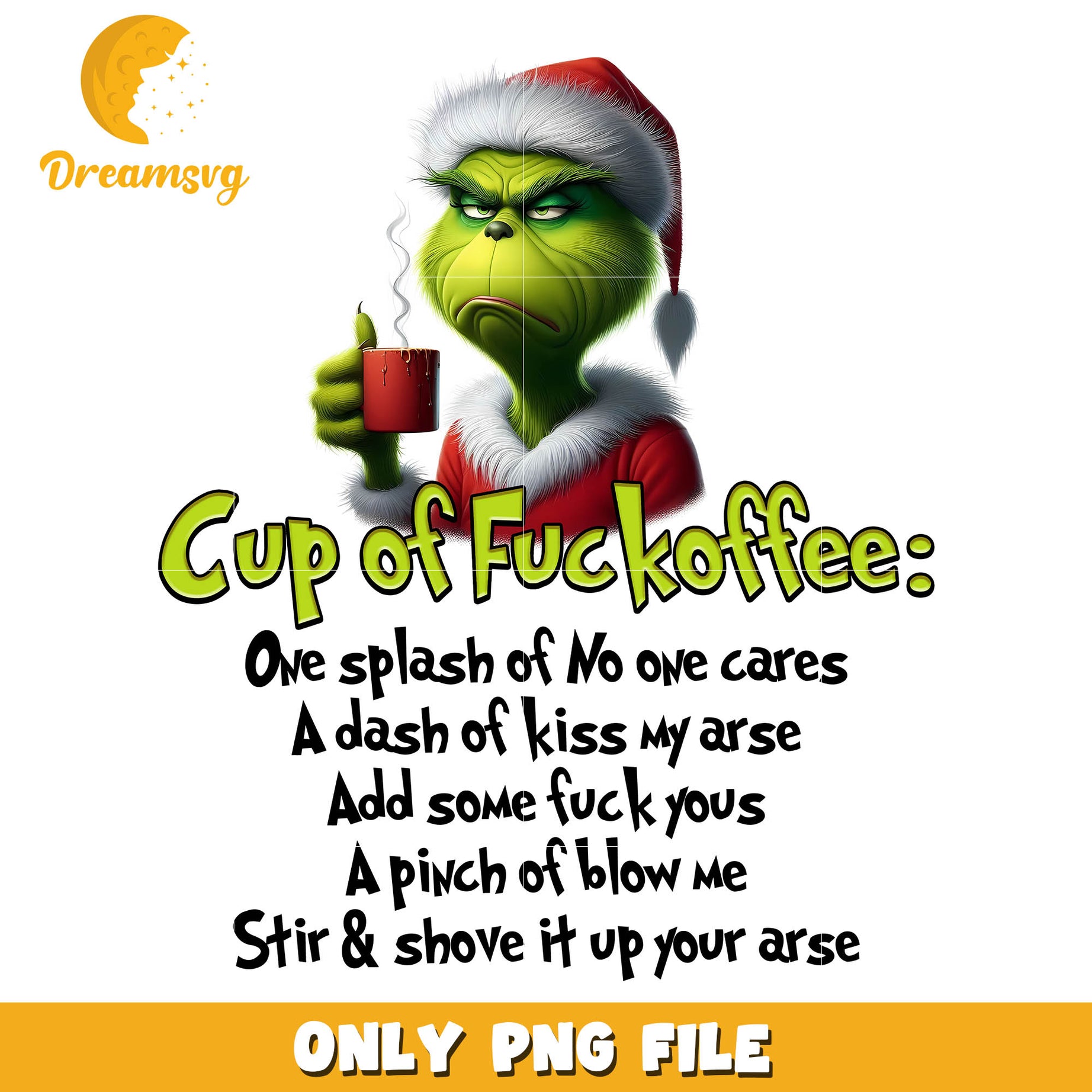 Grinch cup of fuckoffee, grinch cup​​​ png, grinch cups​ png