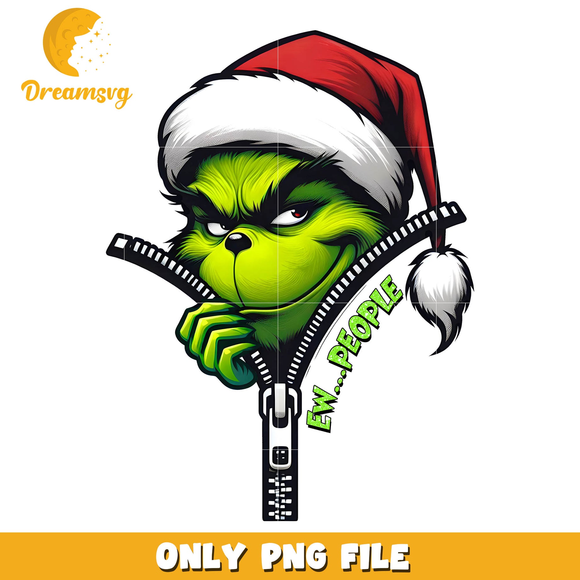 Grinch ew...people cartoon christmas png, the grinch people​ png