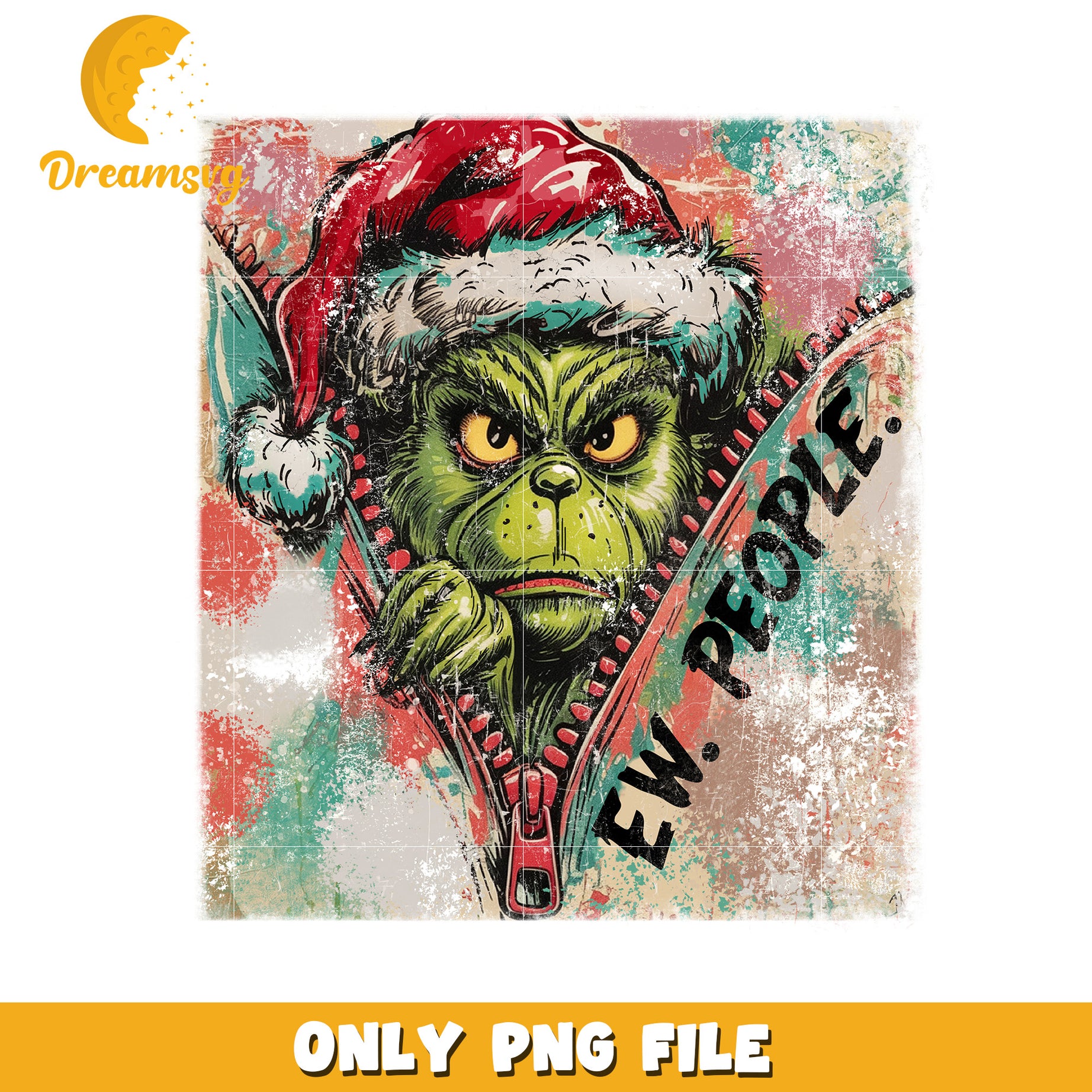 Grinch ew people png, christmas songs​​ png, christmas snow​ png