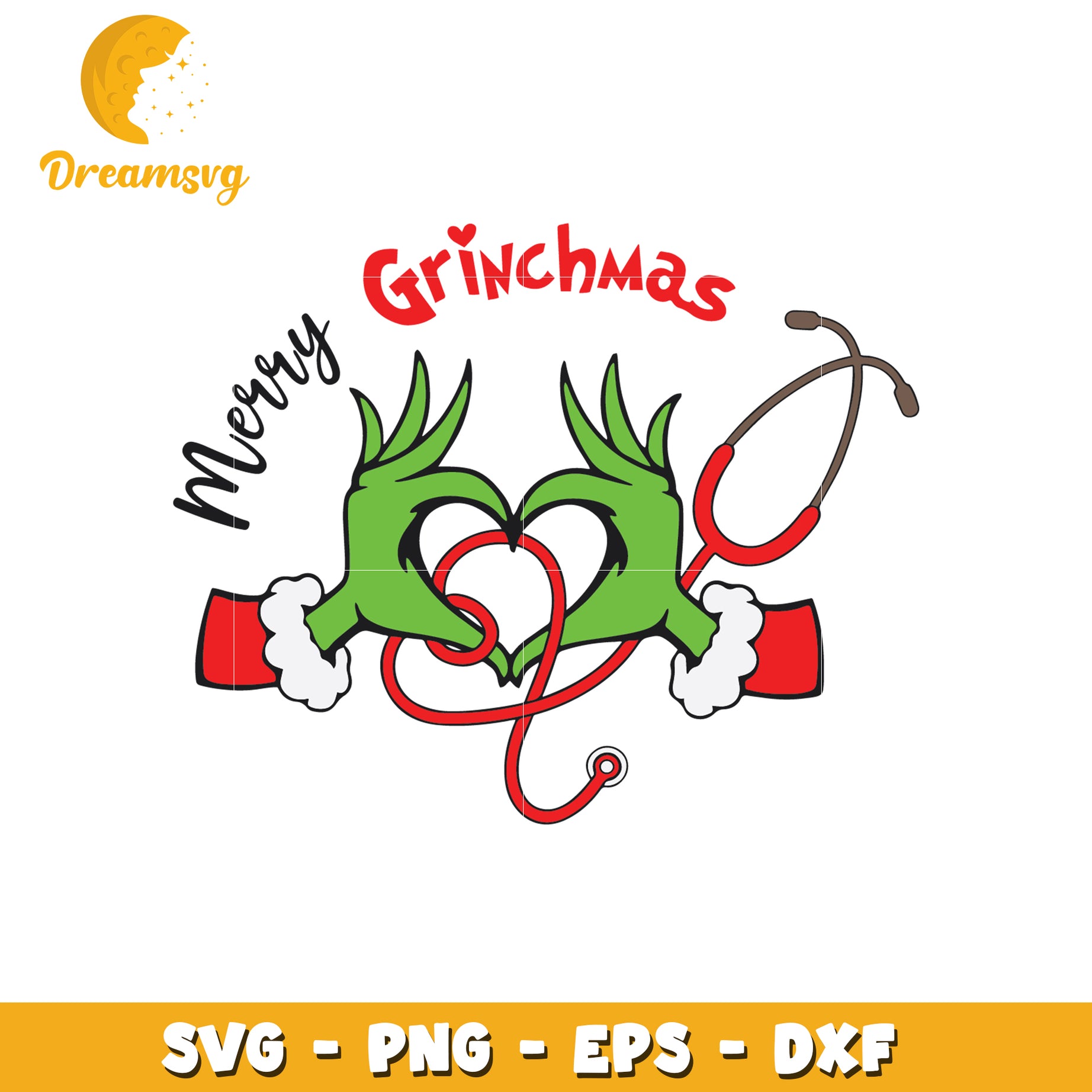 Grinch hand heart merry grinchmas svg, Grinch hand svg, christmas svg