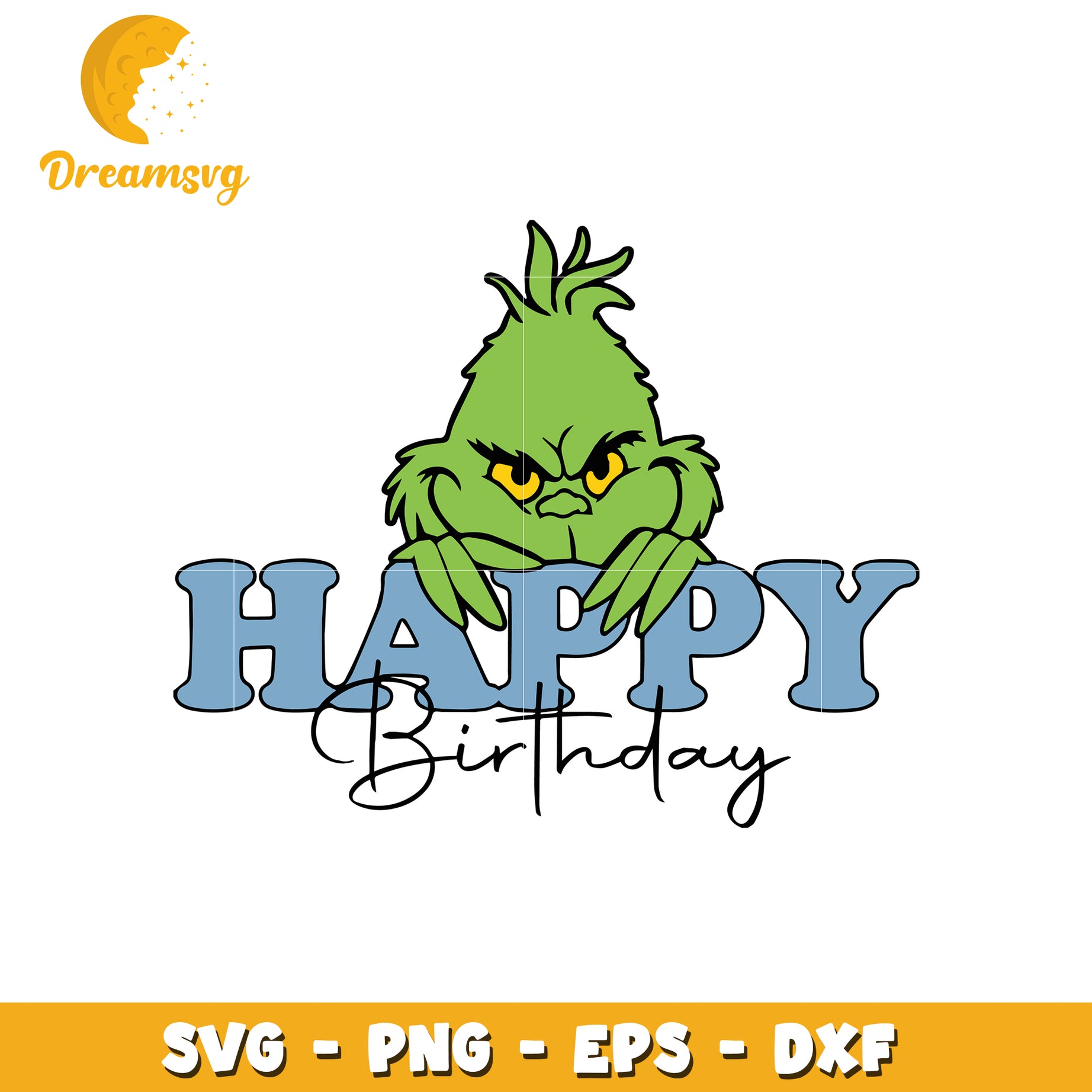 Grinch happy birthday svg, the grinch svg, happy birthday svg