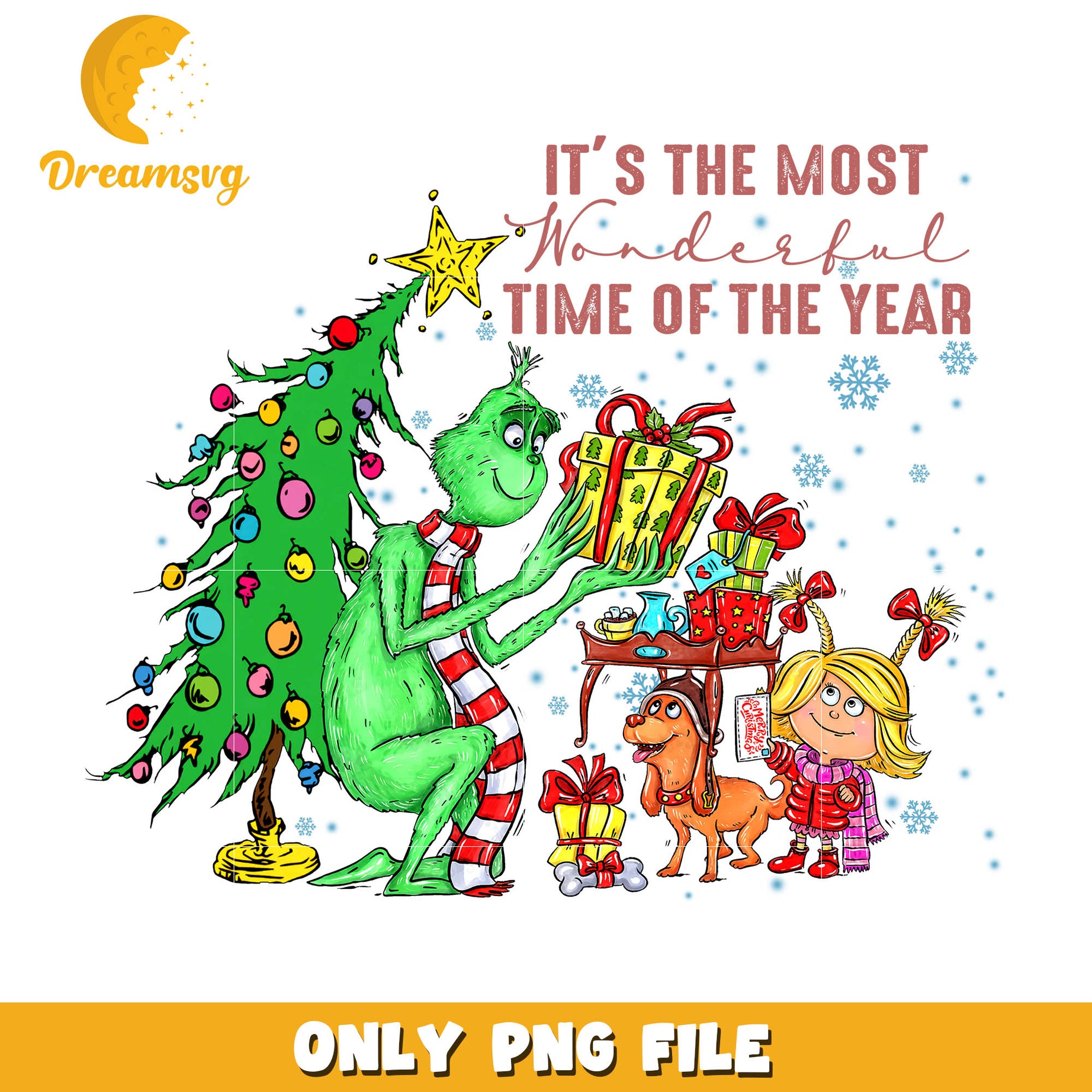 Grinch it's the most time of the year png, the grinch cartoon movie​ png