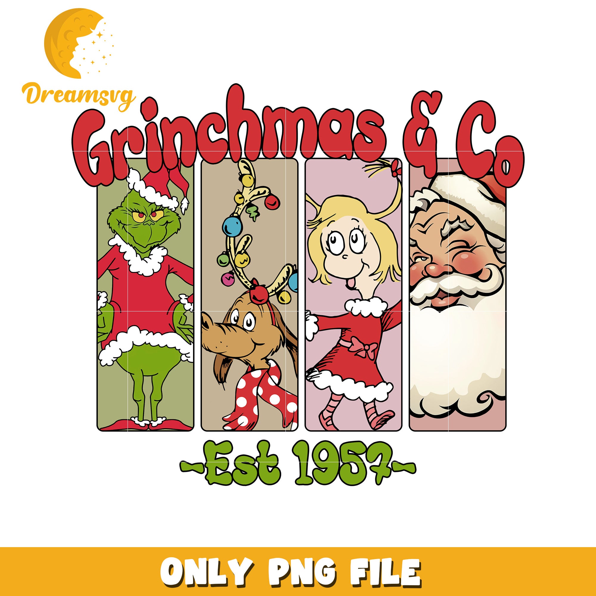 Grinchmas and co png, grinch quotes​ png, christmas bell png