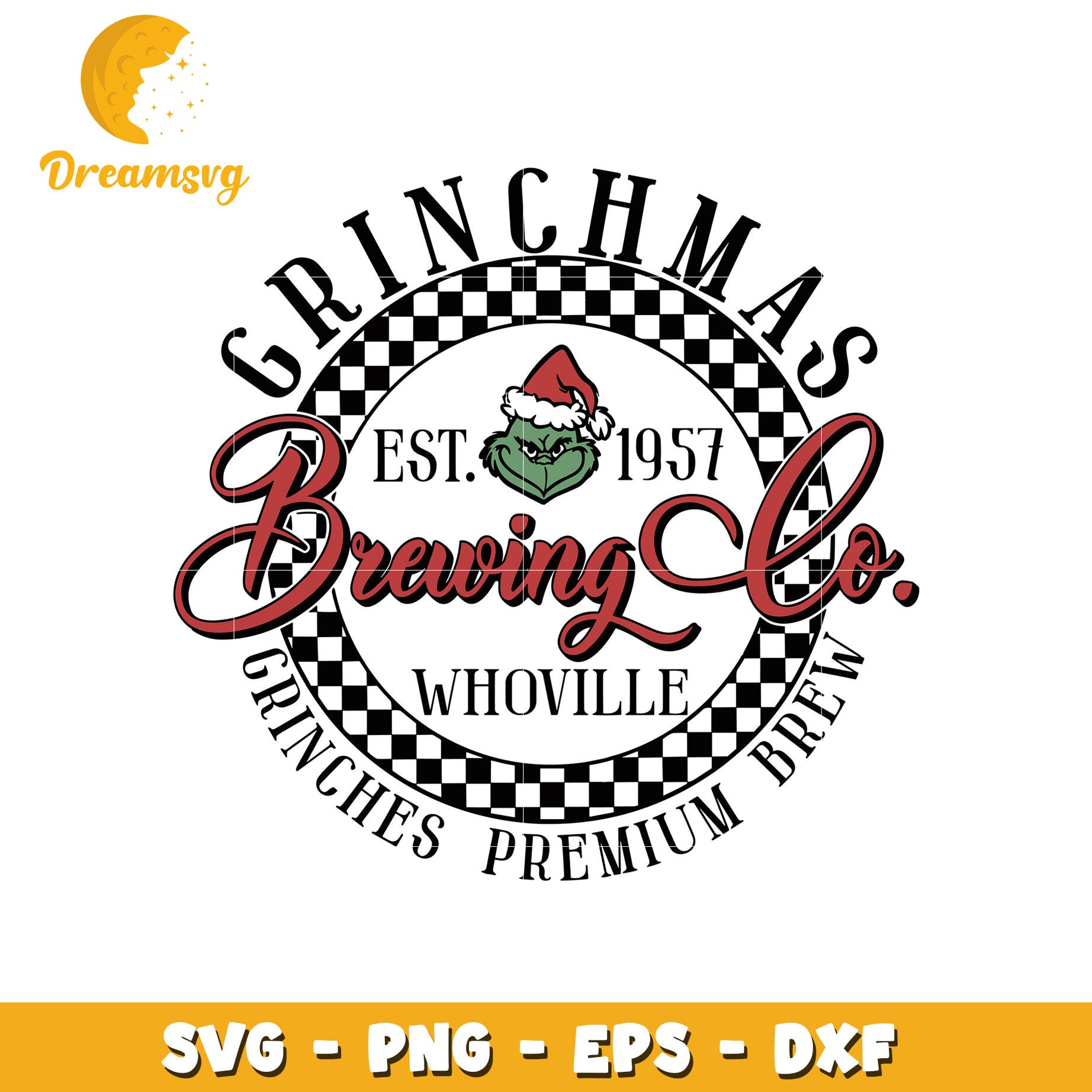 Grinchmas brewing co whoville svg, the grinch svg, brewing co svg