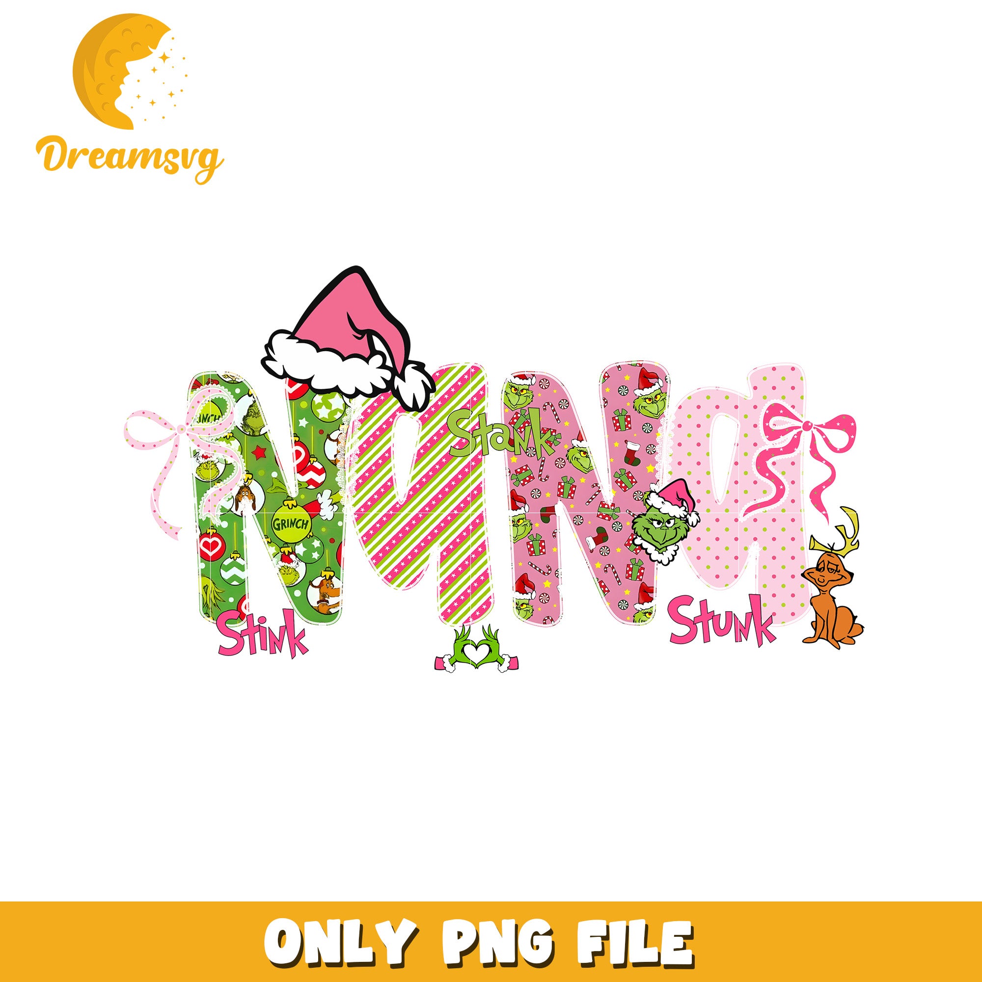 Grinch nunu png, disney winter joy png, holiday happiness png