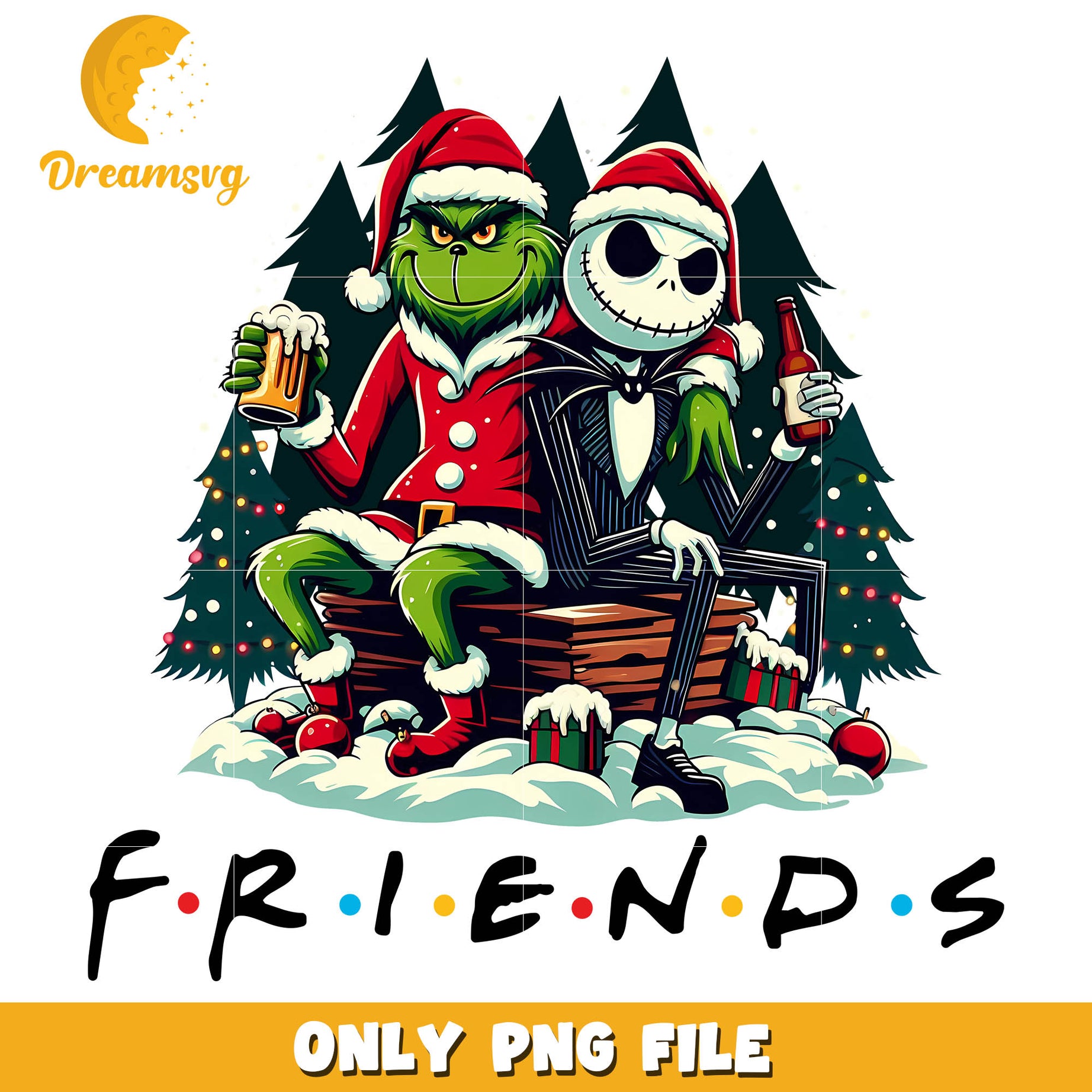 Grinch snowman and pine tree png, disney grinch movie​ png