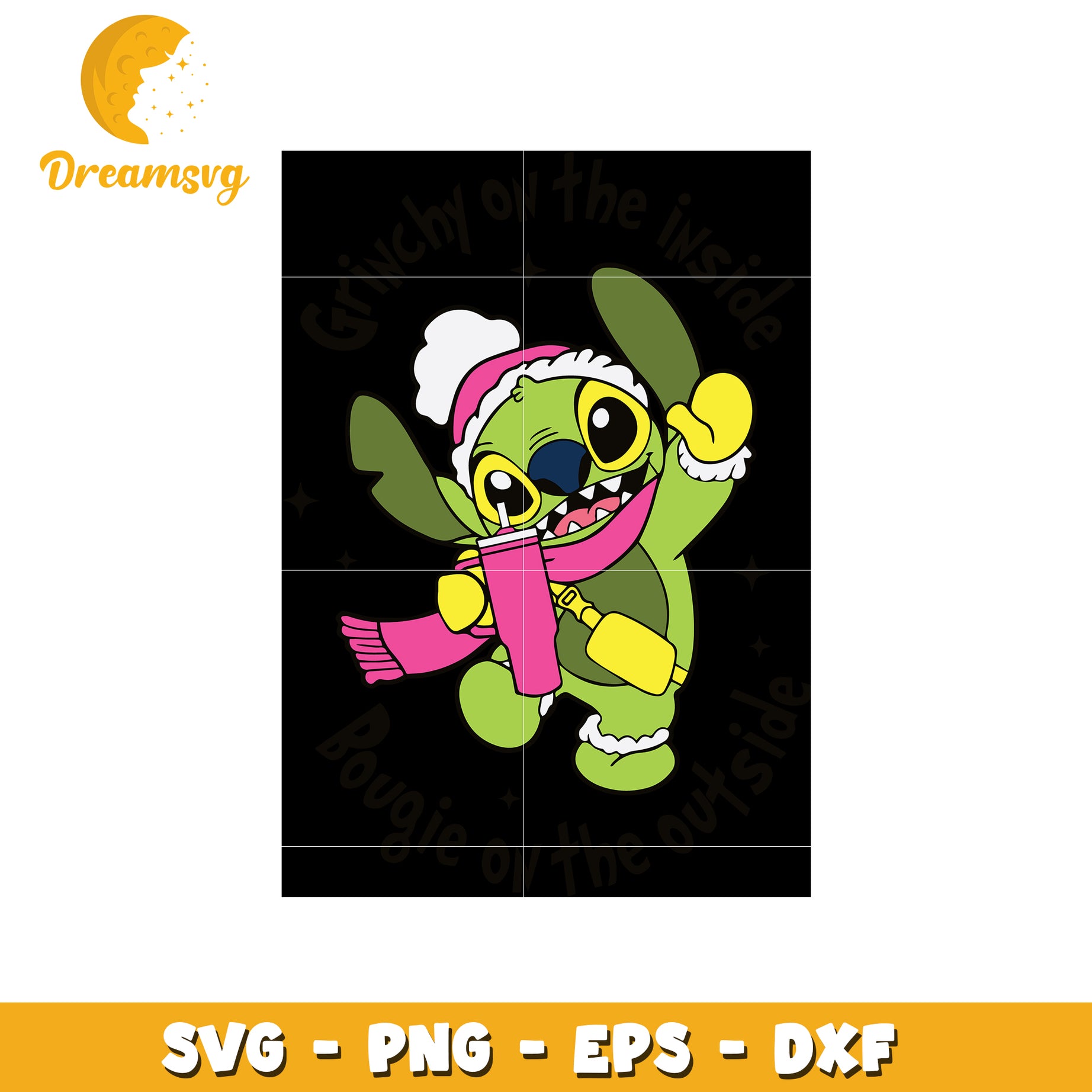 Grinch stitch character svg, Grinch svg, stitch character svg