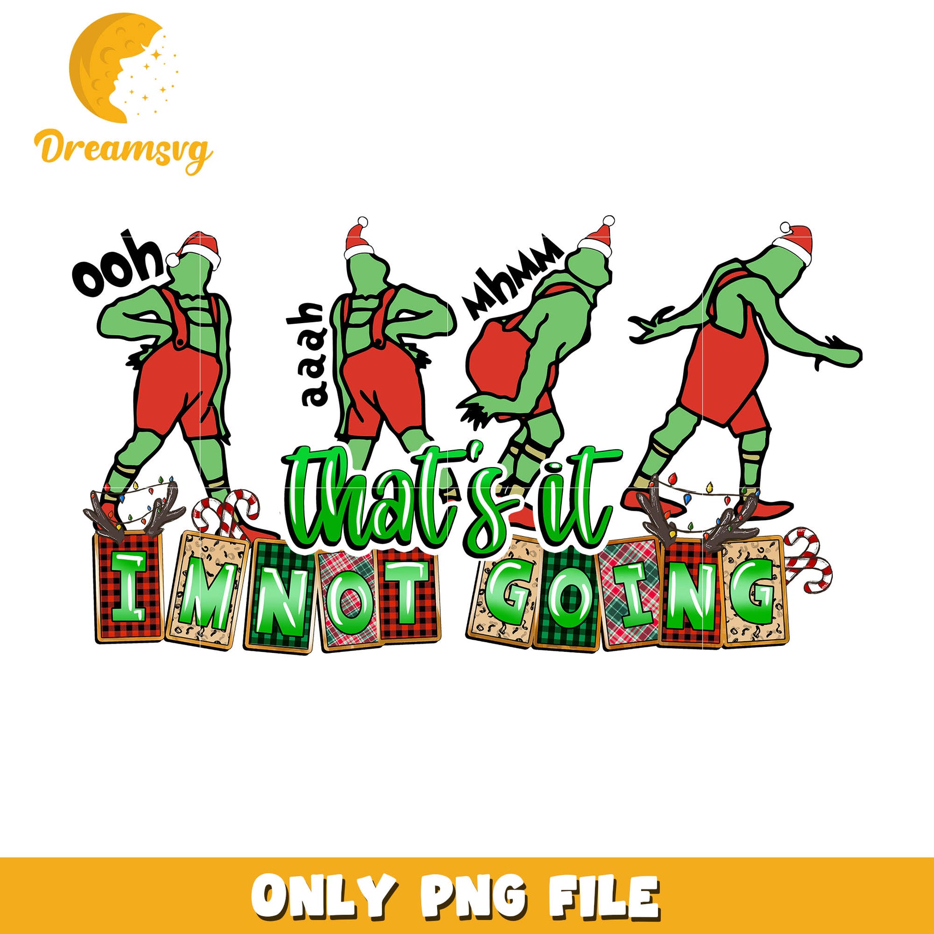 Grinch that's it i'm not going png, grinch character​ pn, grinchmas png