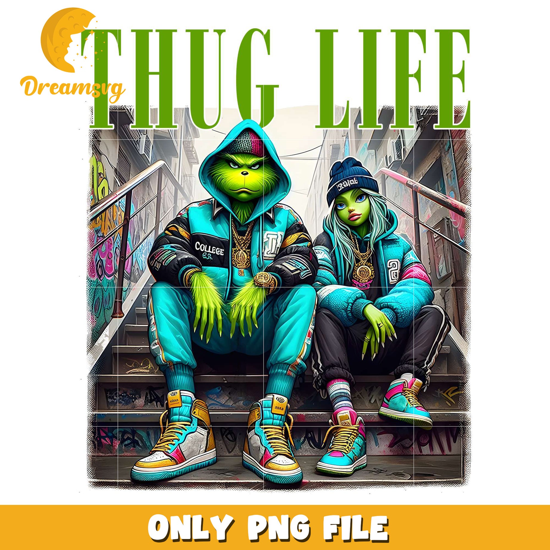 Grinch thug life png, halloween costumes png, spirit halloween​ png