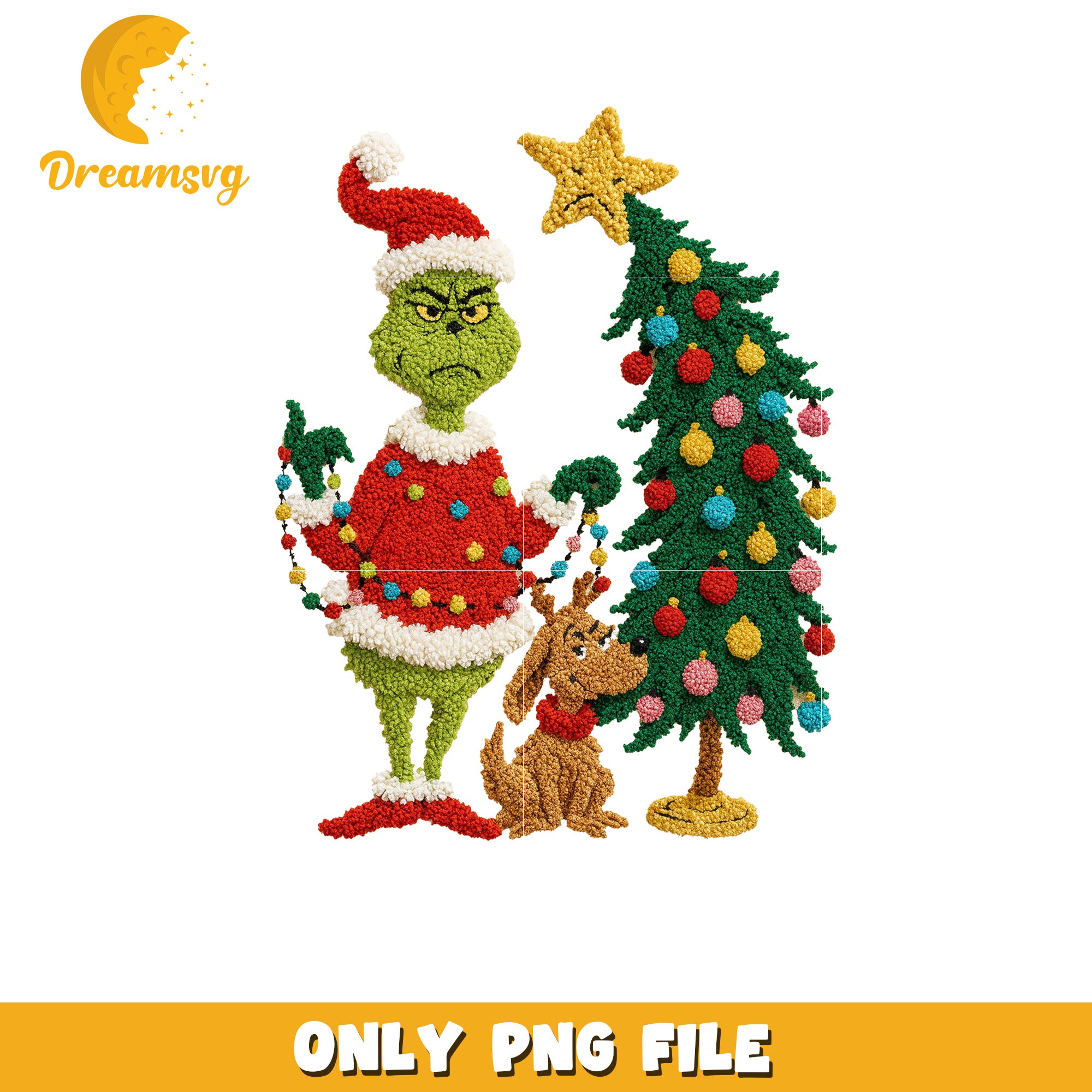 Grinch tree png, christmas​​​ season png, grinch​ christmas png
