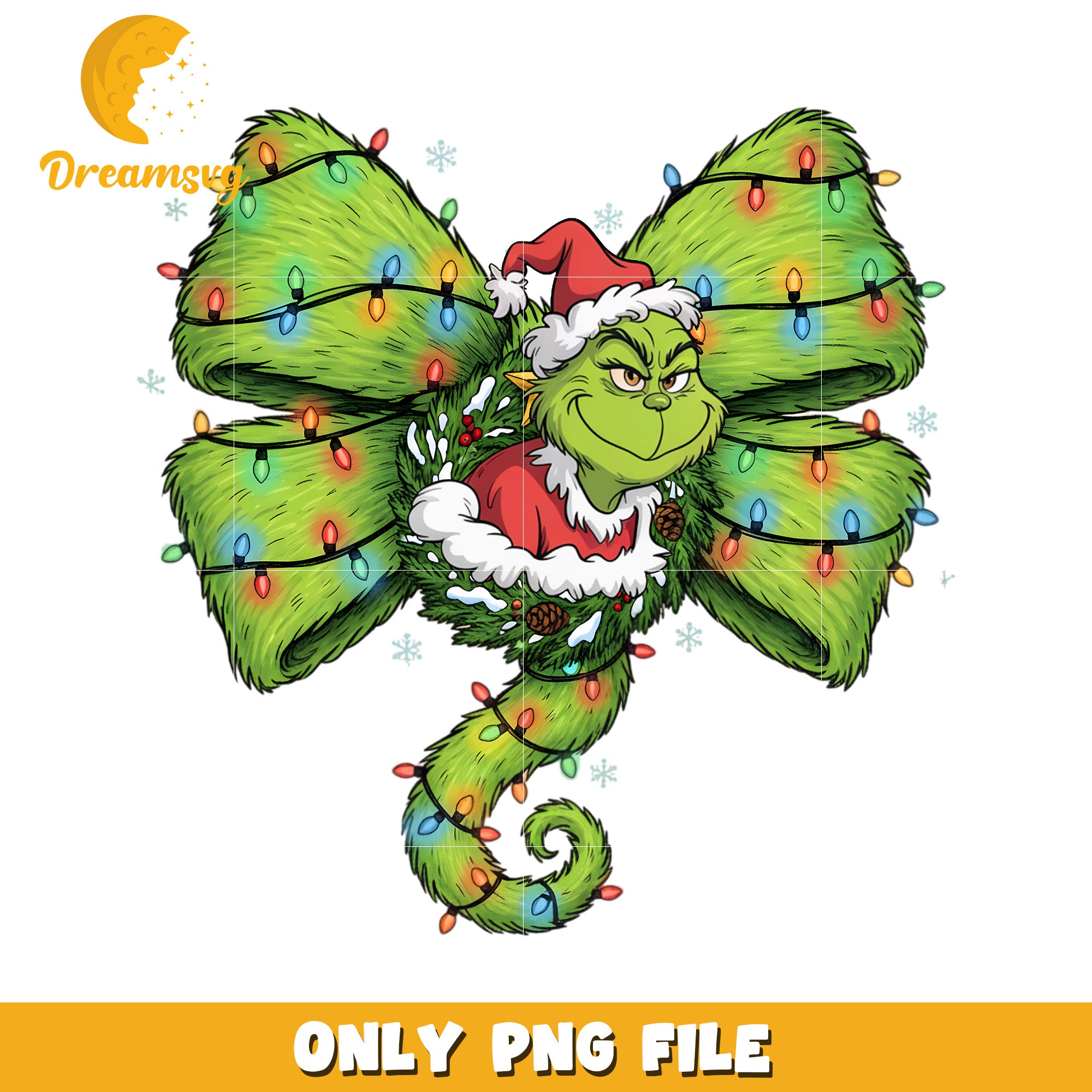 Grinchy christmas png, disney night png, winter sparkle png