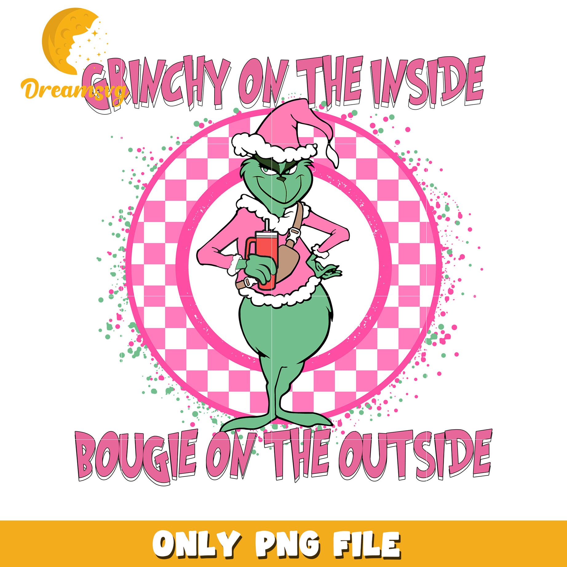 Grinchy on the inside png, christmas grinch png, christmas songs png