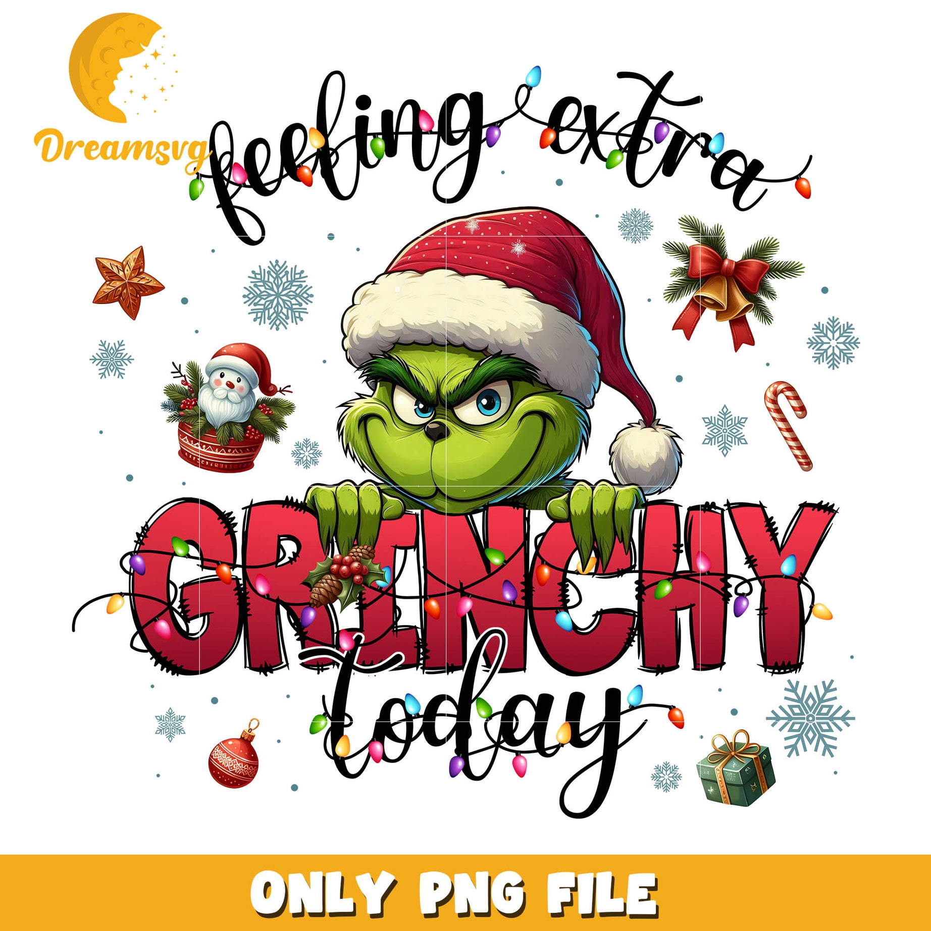 Grinchy today feeling extra png, the grinch stole christmas cartoon​ png