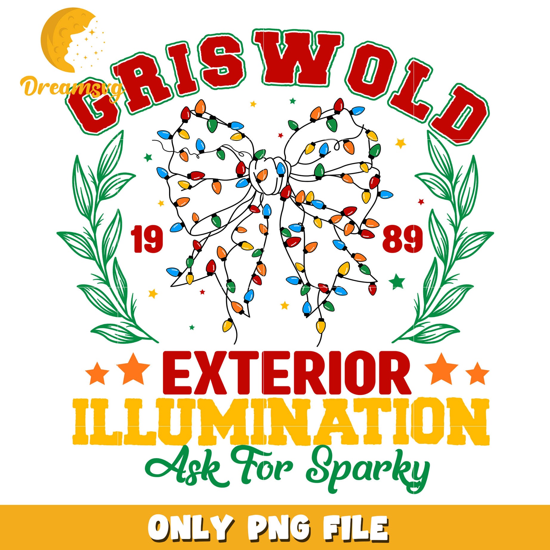 Griswold 1989 exterior illumination ask for sparky png, griswold christmas​ png