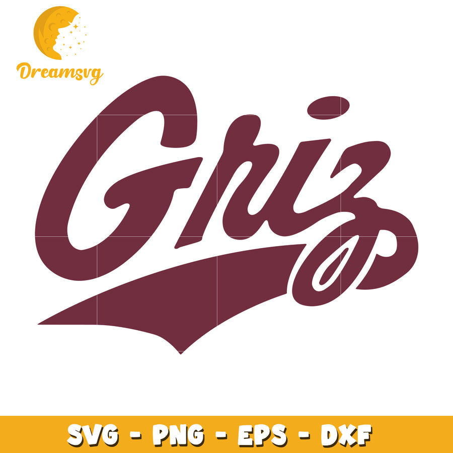 Griz SVG Cut File PNG EPS DXF