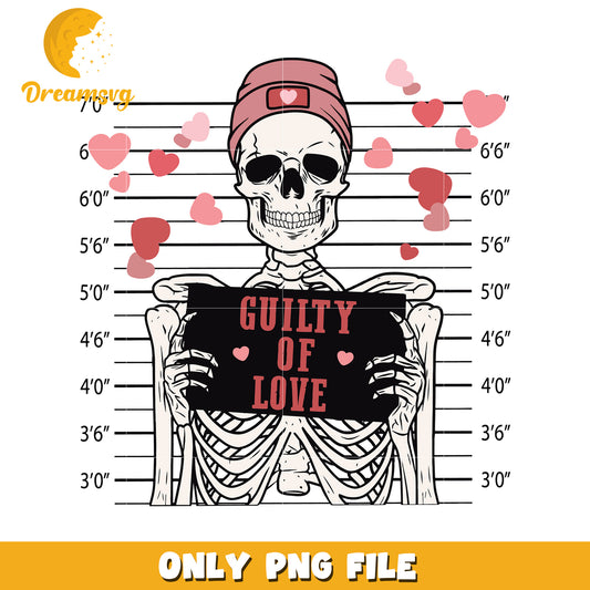 Guilty of Love Skeleton PNG