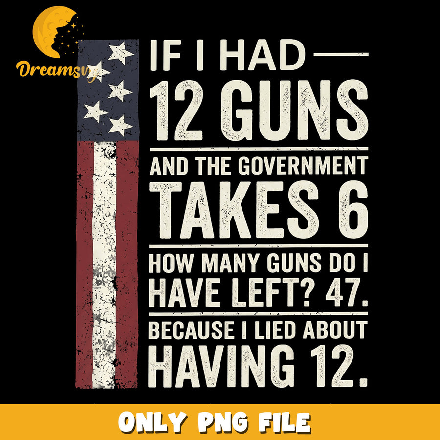 Gun Rights PNG, Government Humor, Patriotic Quote PNG