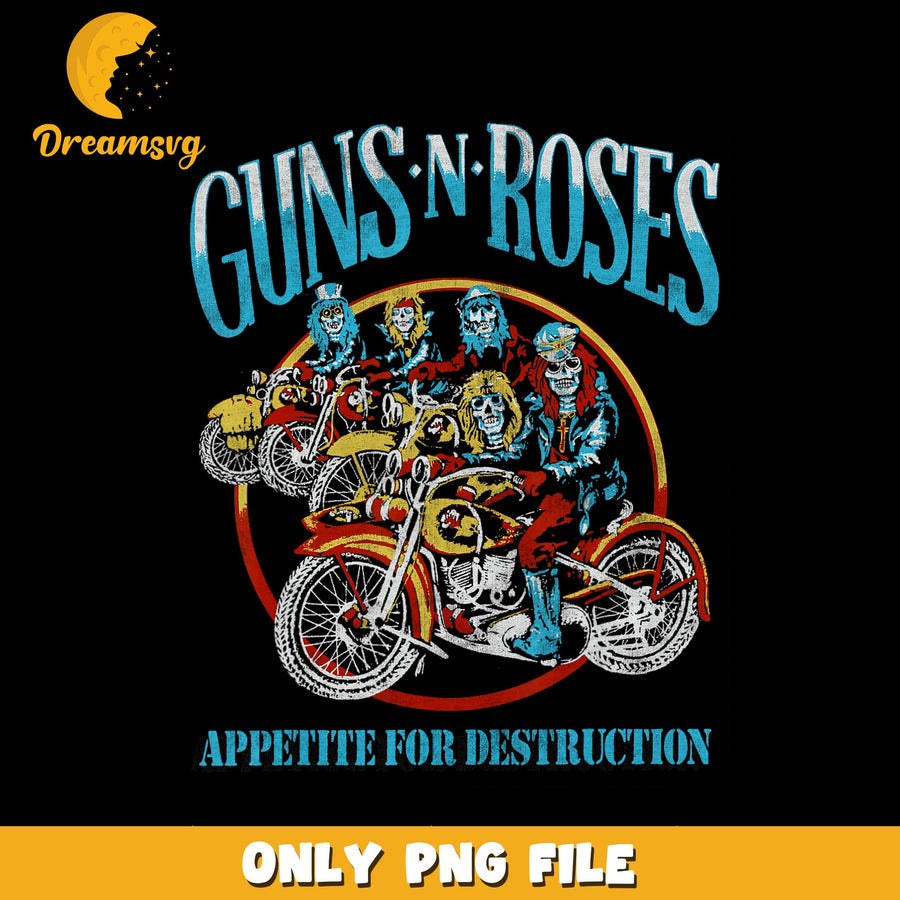 Guns N' Roses PNG, Appetite For Destruction, Music