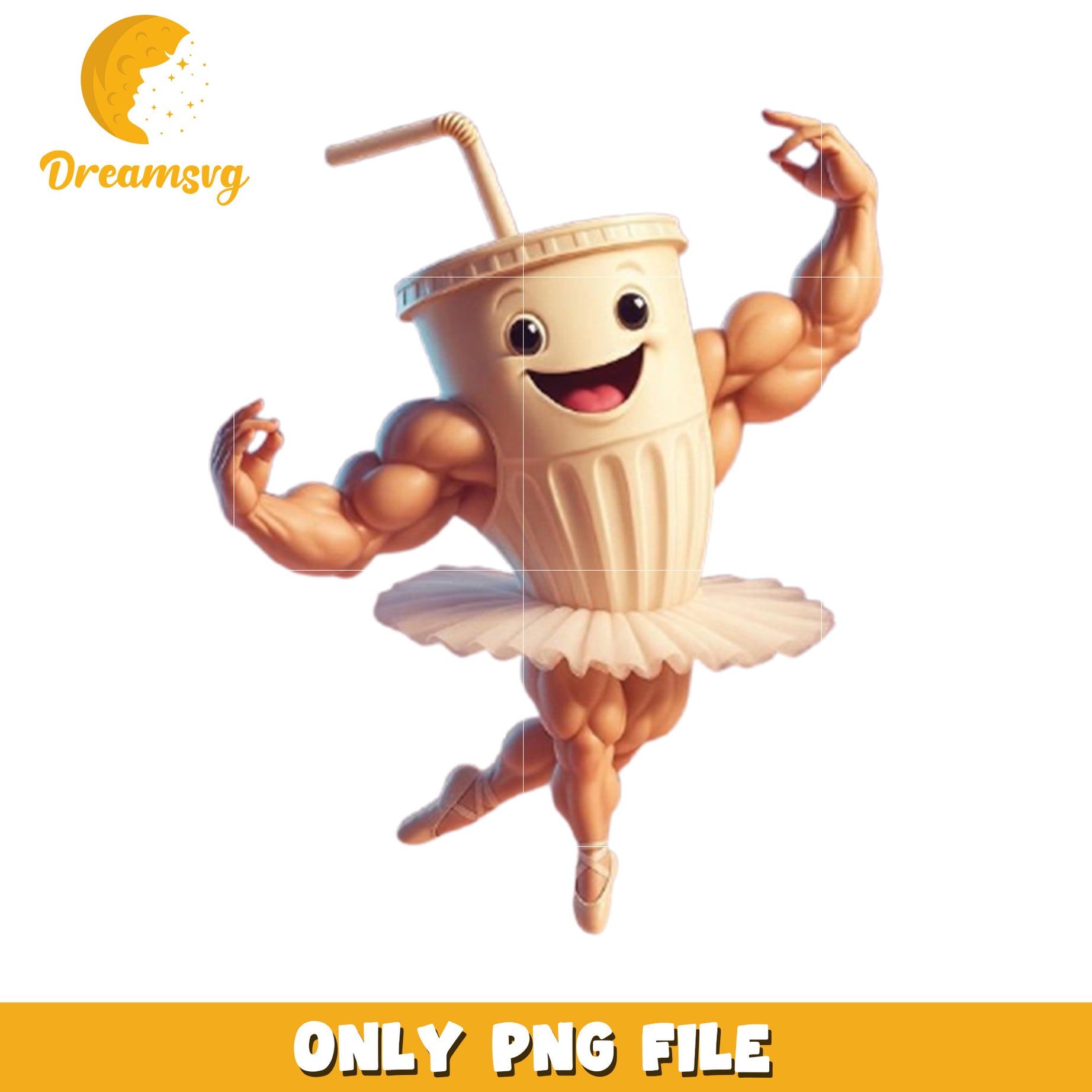 Gymer Cappuchina ballerina png, funny brainrot png, brainrot toys png