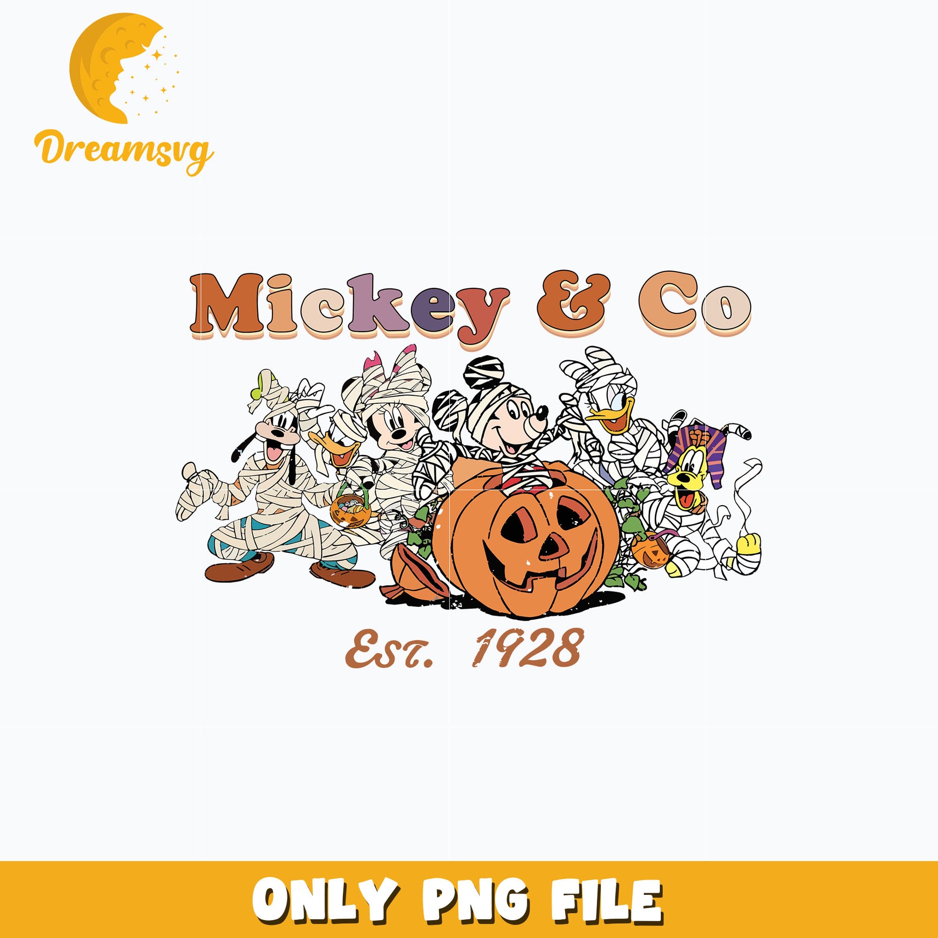 Mickey and co est 1928 png