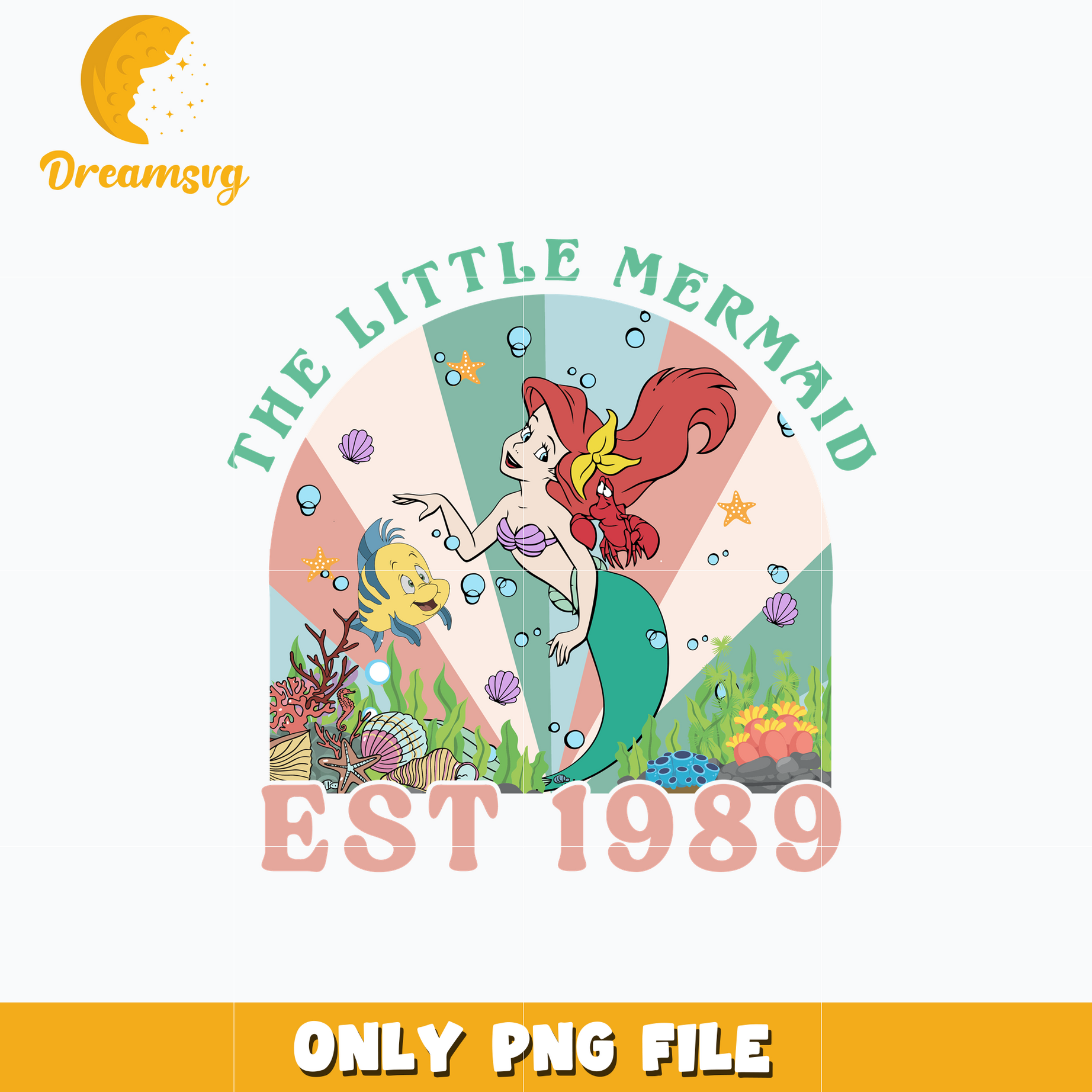 The Little Mermaid est 1989 png