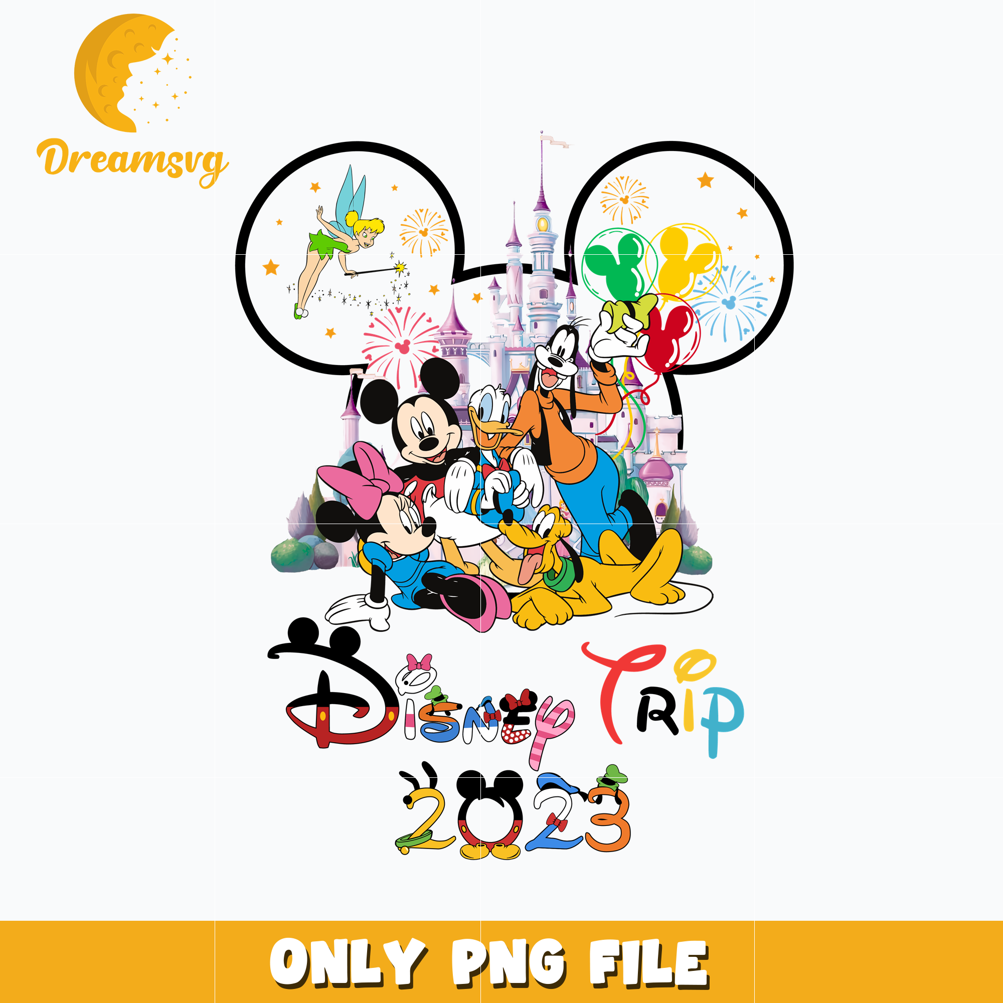 Mickey Mouse friends Disney Trip 2023 png – DreamSVG Store