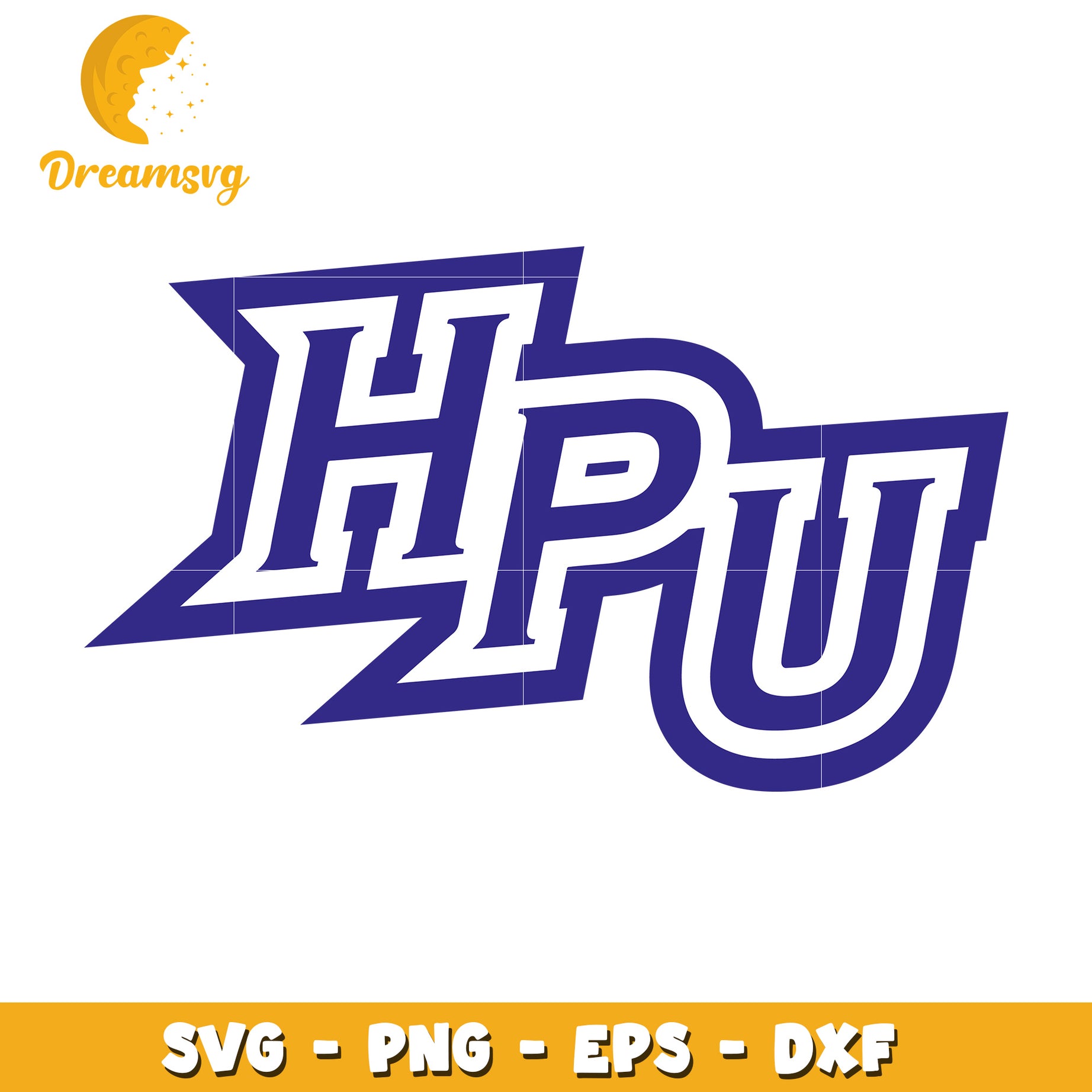 HPU Logo SVG Cut File PNG EPS DXF