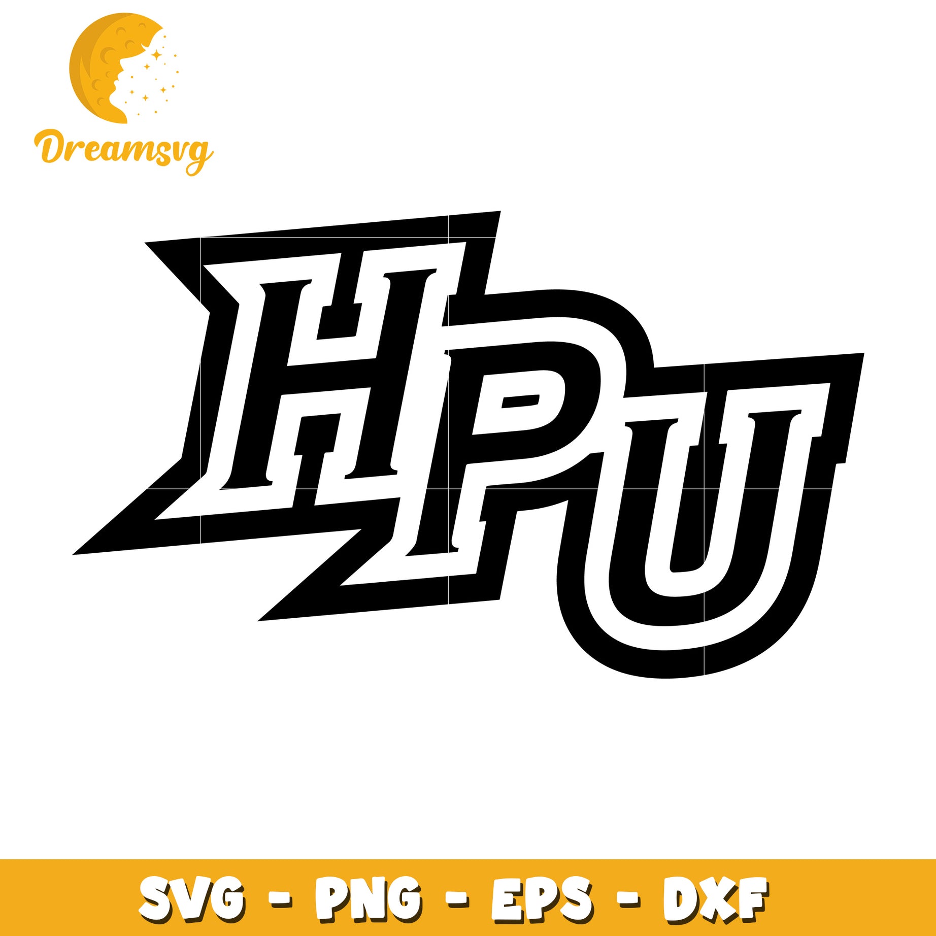 HPU Logo SVG PNG EPS DXF Cut File