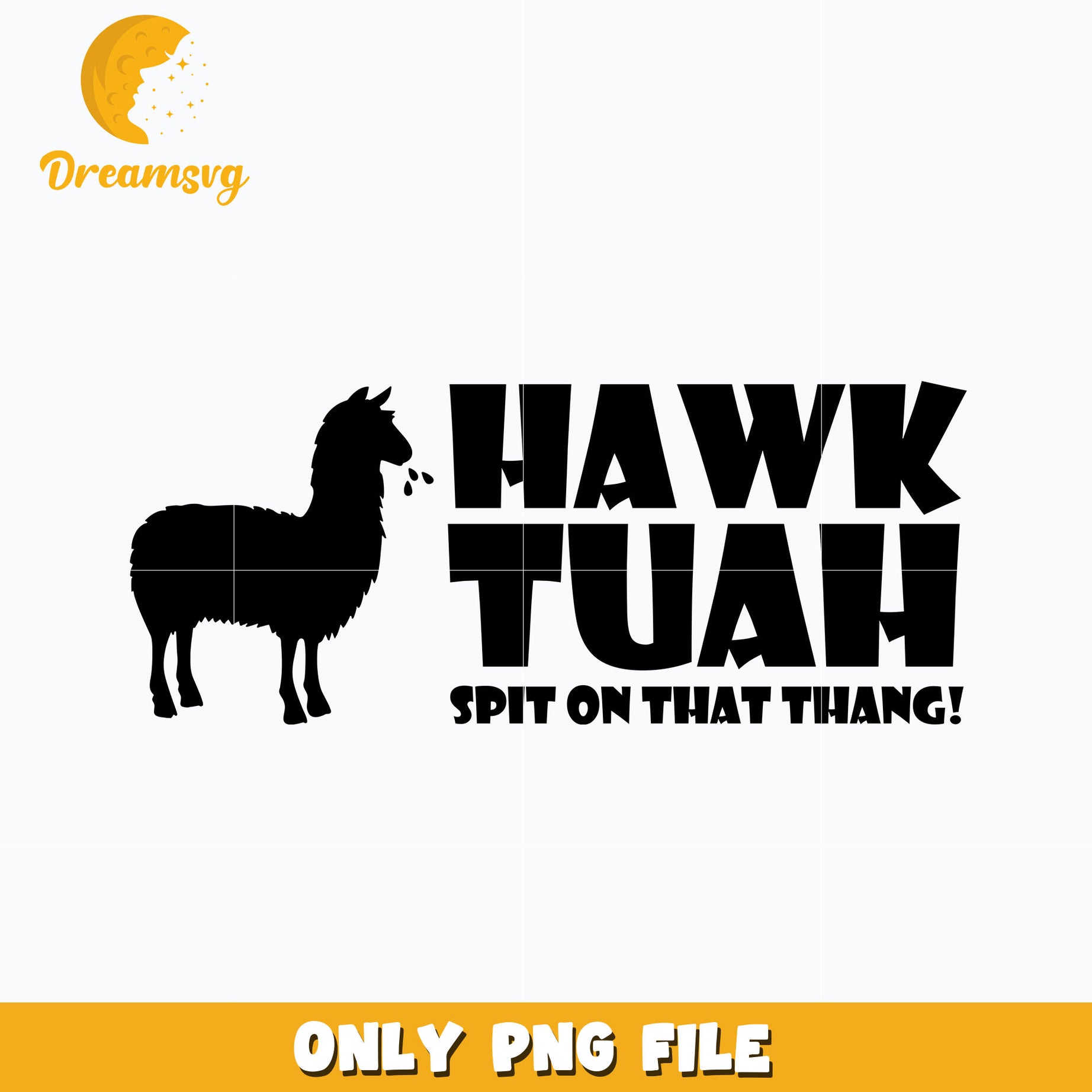 The Llama Hawk Tuah png, Spit On That Thang png