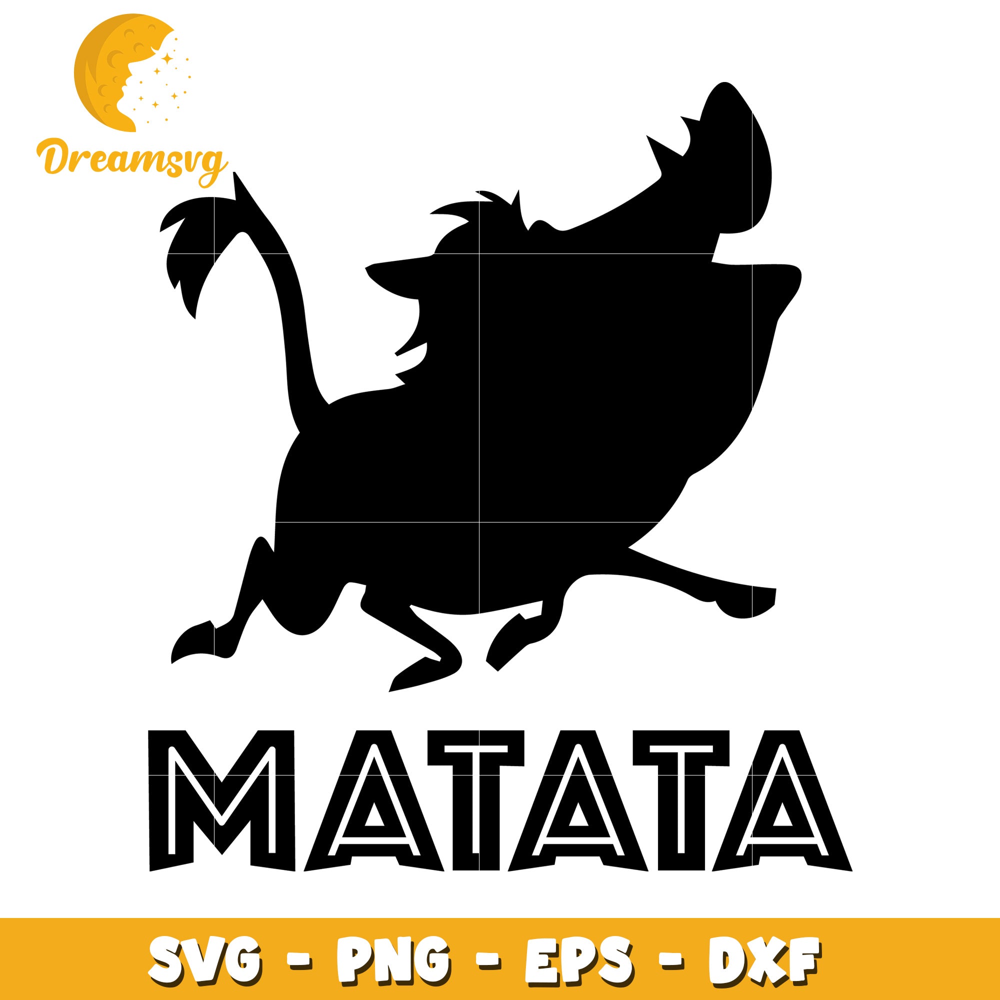 Hakuna Matata SVG Cut File PNG EPS DXF