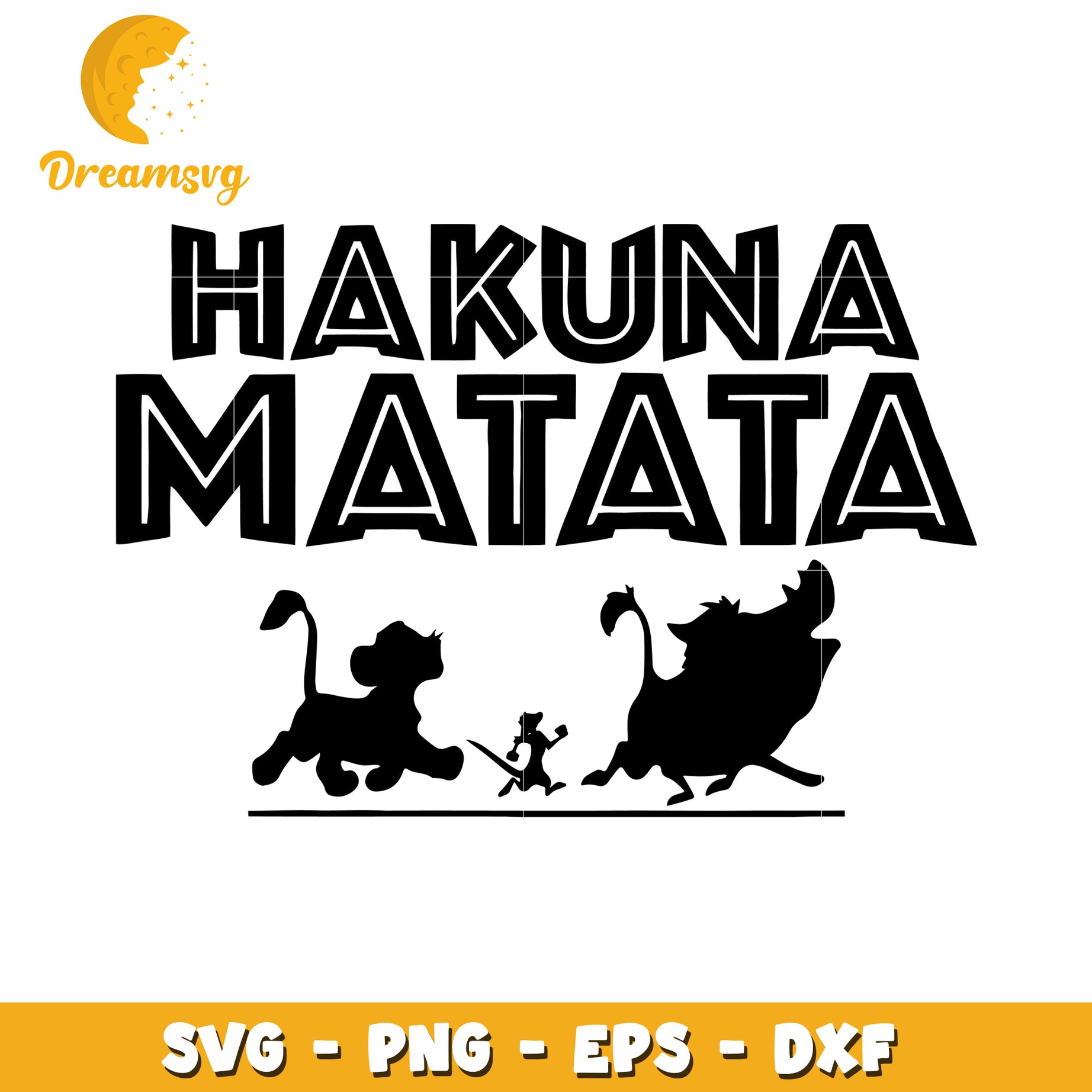 Hakuna Matata SVG Design for Fun and Creative Projects