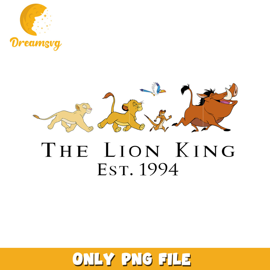 Hakuna matata design png, the lion king png, simba and timon png