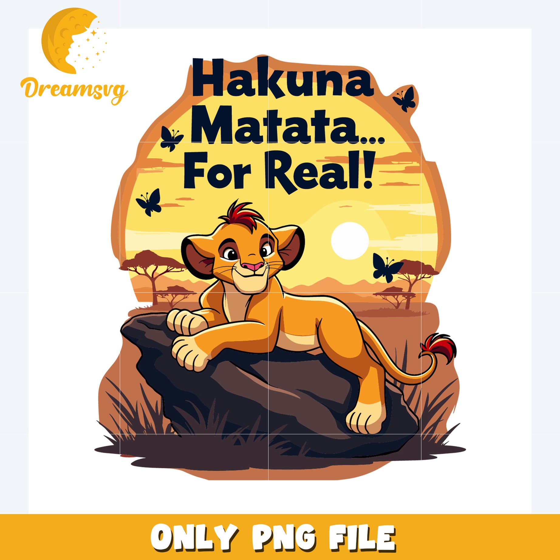 Hakuna matata for real png, disney world png, lion king png