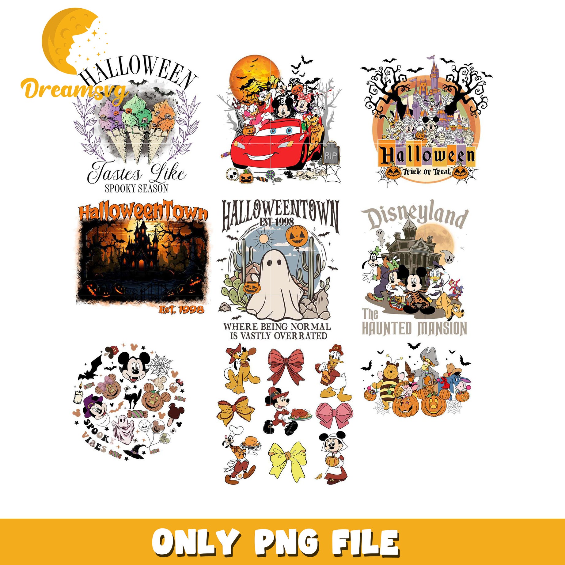 Halloween Bundle PNG Designs for Creative Projects 2023