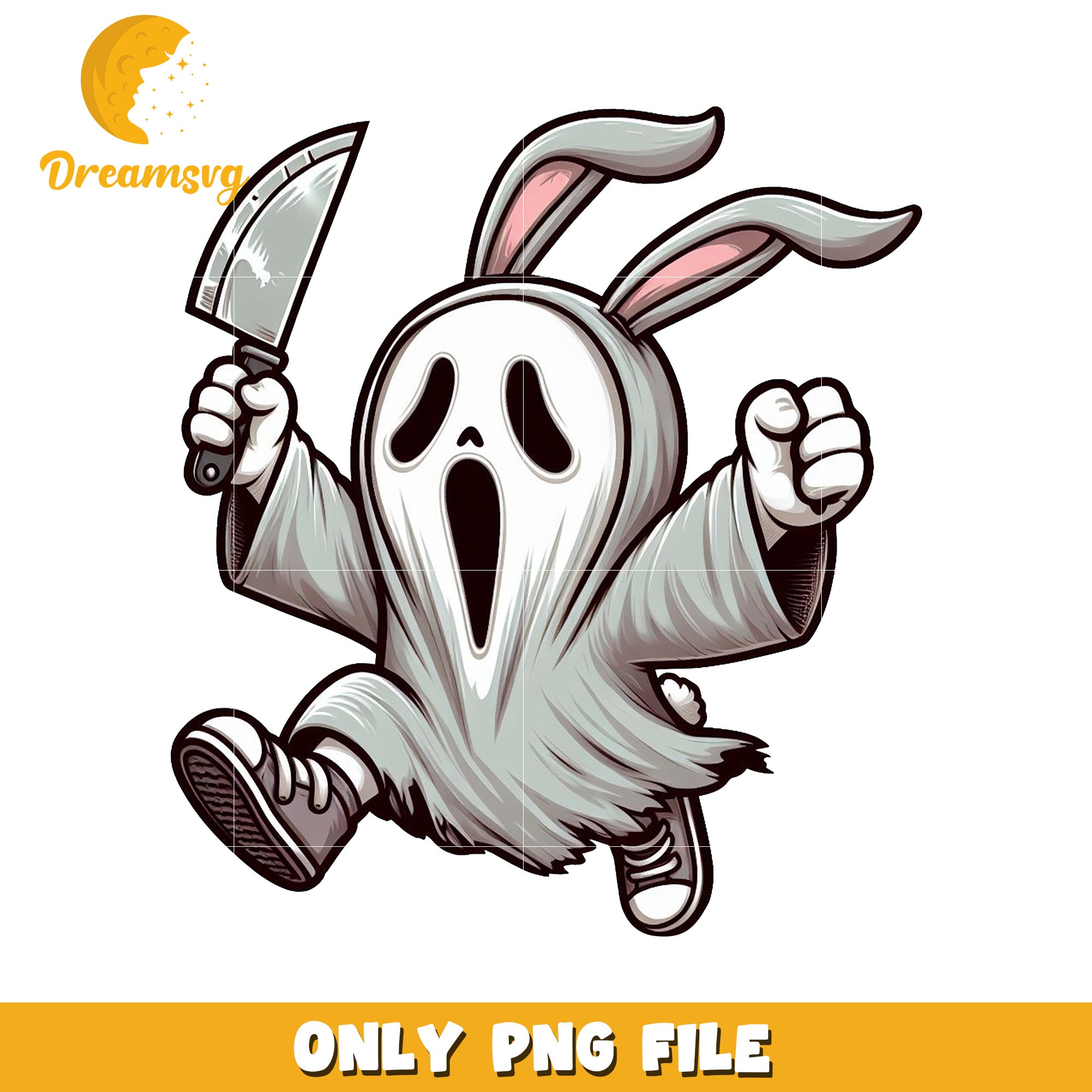 Halloween Bunny Ghost PNG – DreamSVG Store