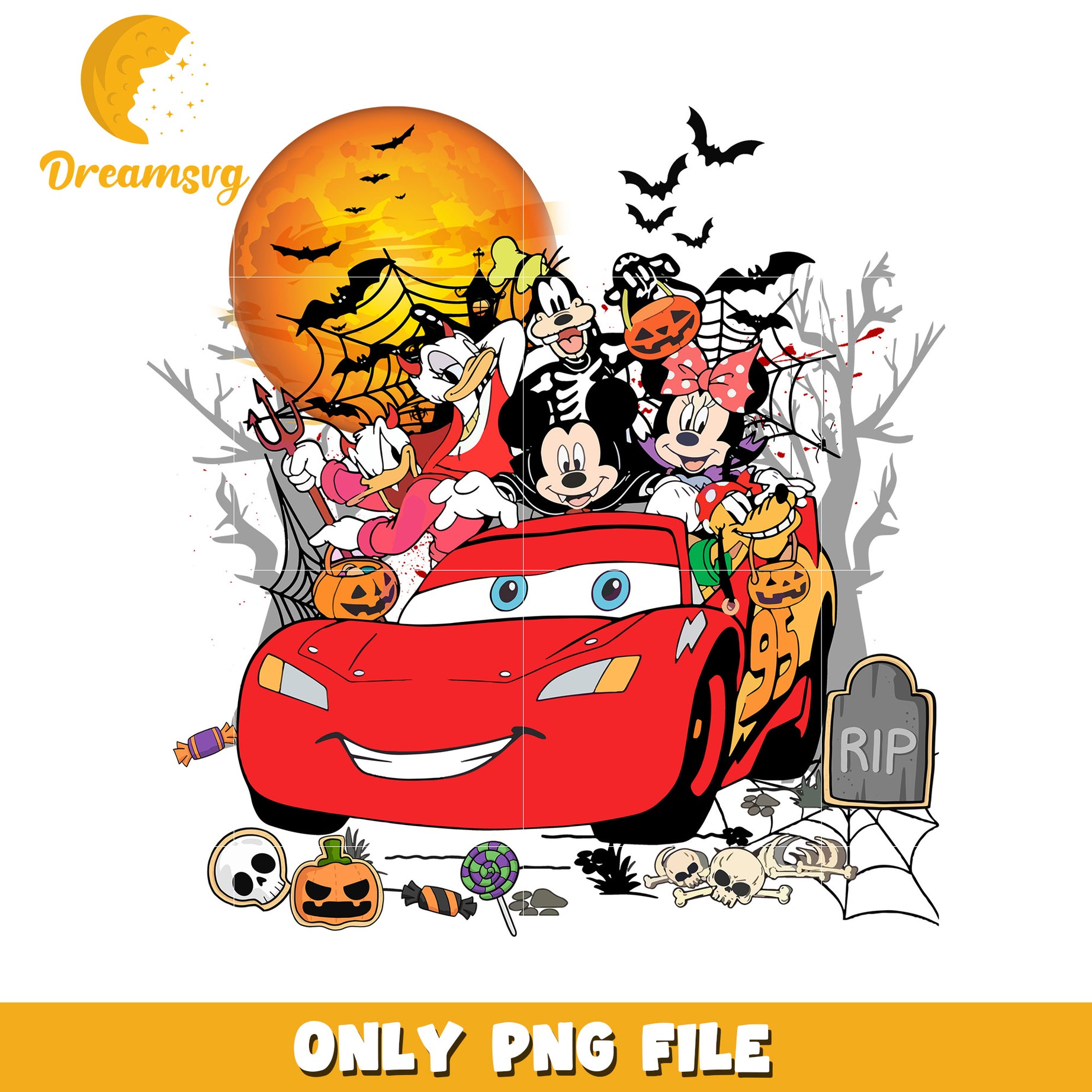 Halloween Disney Cars PNG