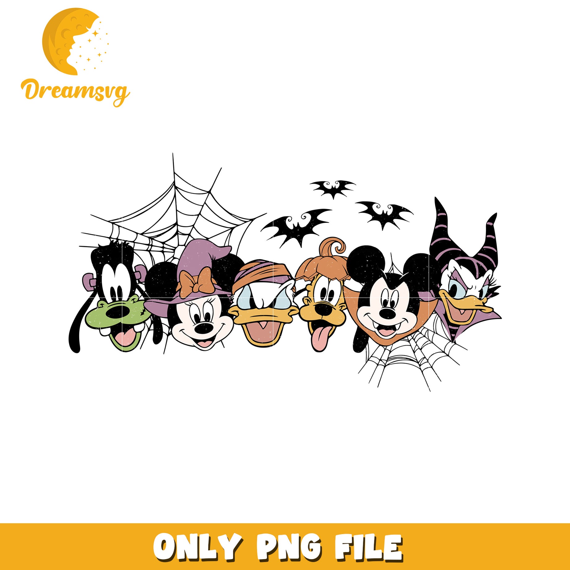 Halloween Disney PNG Characters