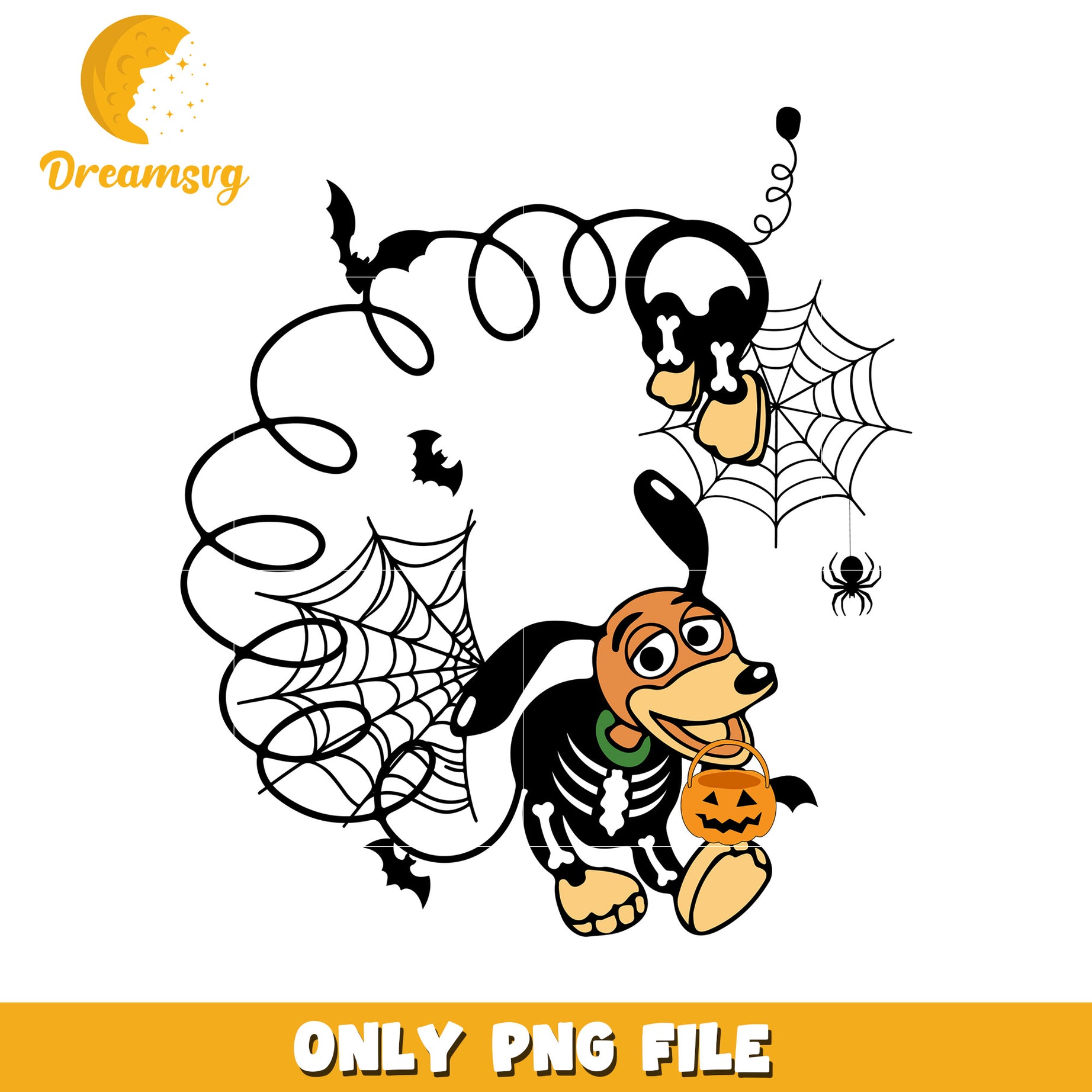 Halloween Dog PNG Graphic Design