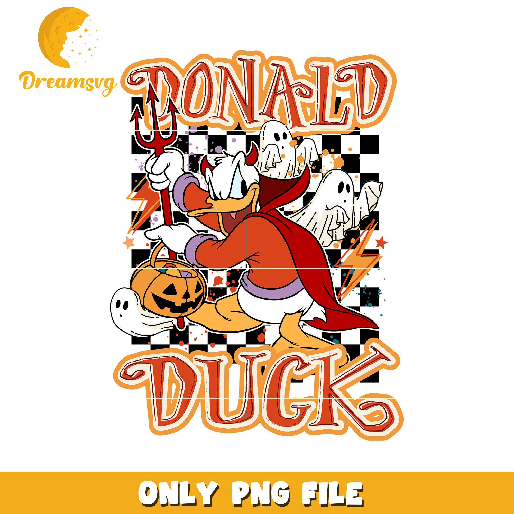 Halloween Donald Duck PNG