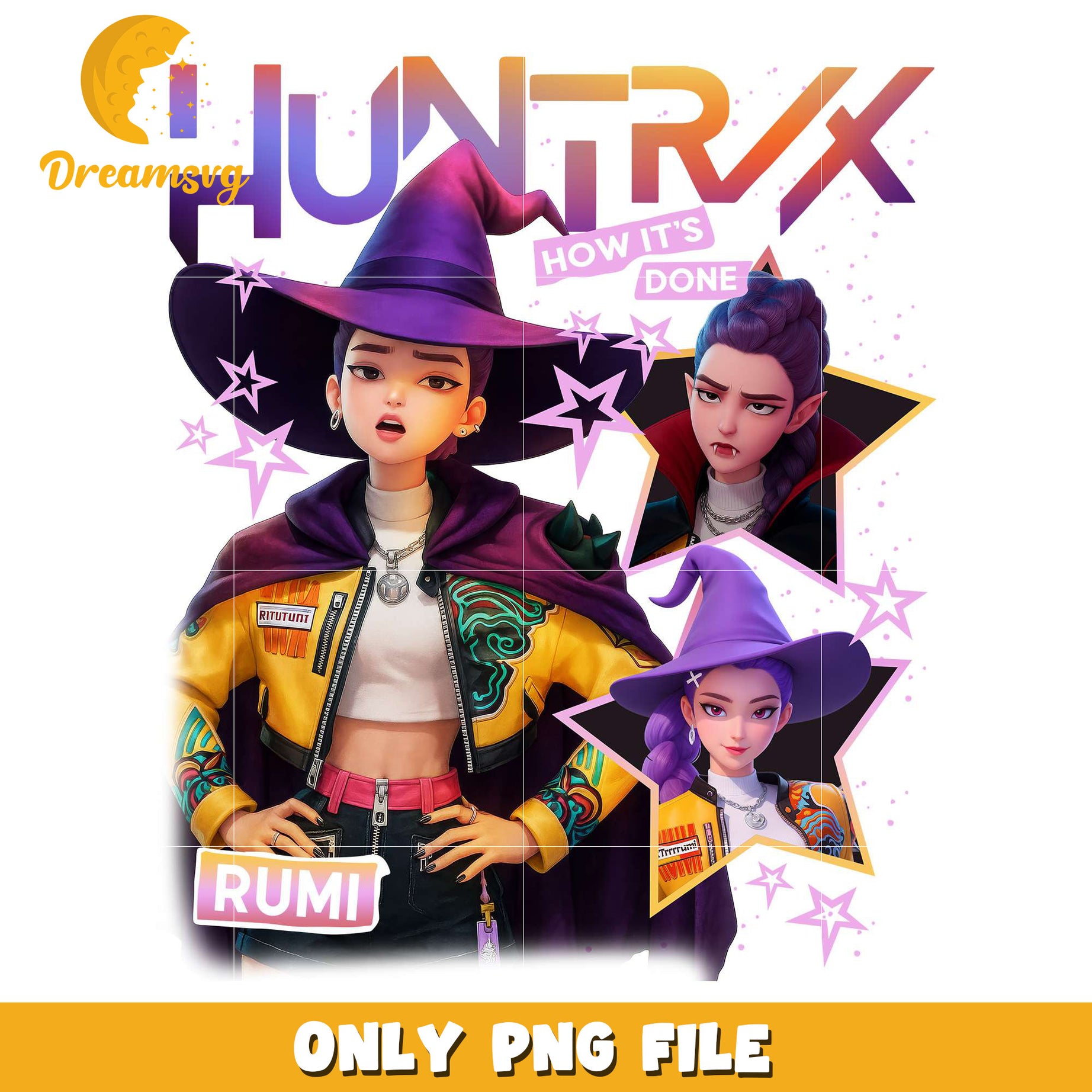 Halloween Huntrix Rumi Kpop Demon Hunters png, kpop demon hunters png, spirit halloween​​ png