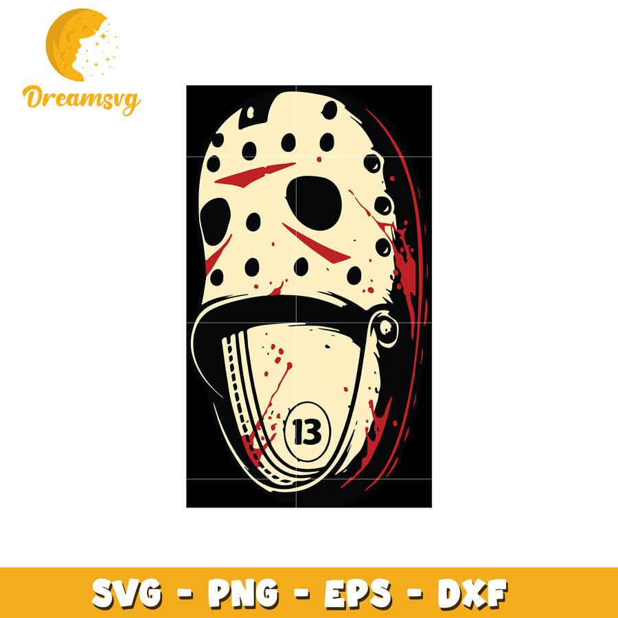 Halloween Jason shoes voorhees crocs svg, horror movie svg