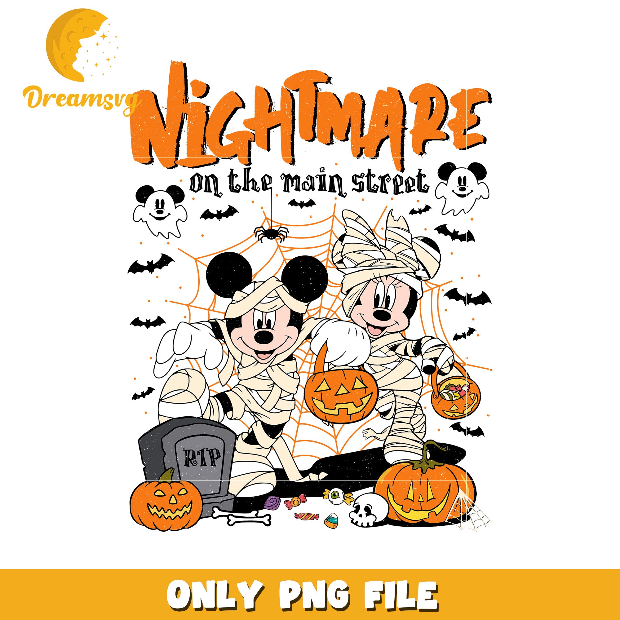 Halloween Mickey Minnie PNG