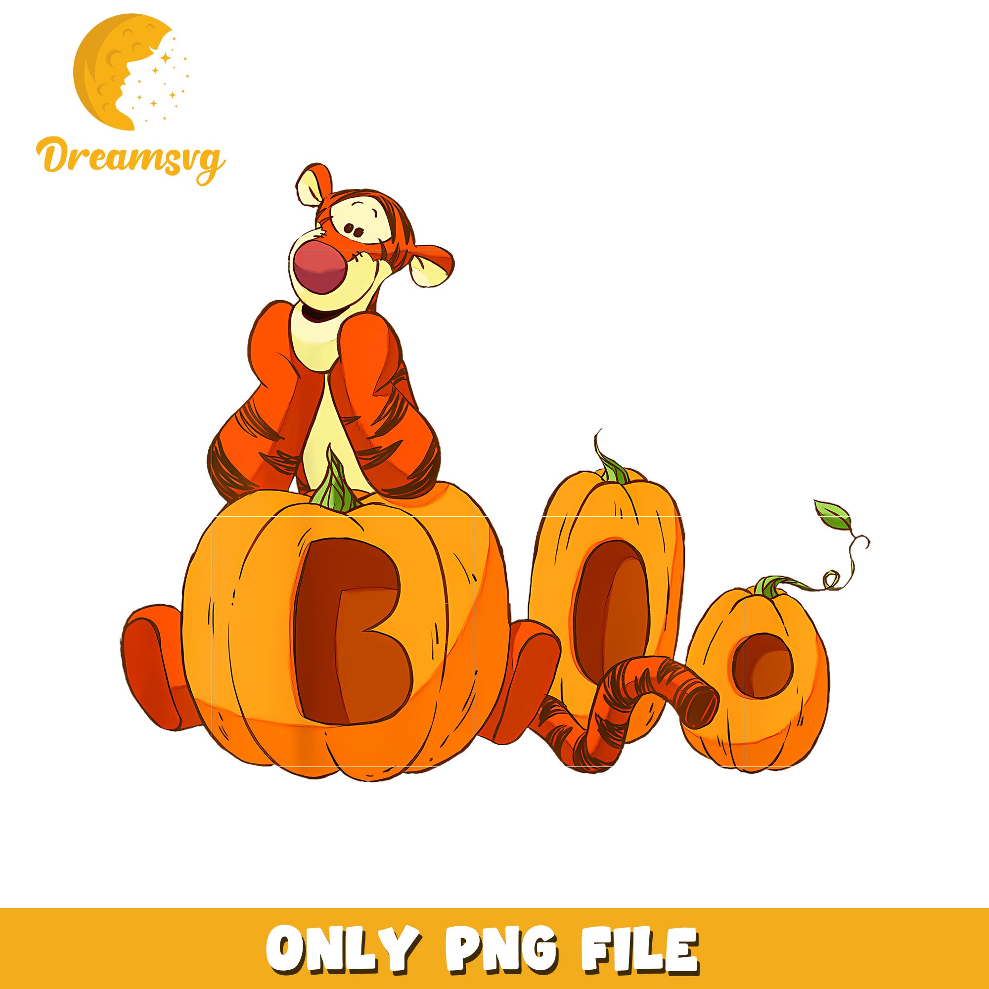 Halloween Tigger Boo Pumpkins png, cartoon characters png, pooh png